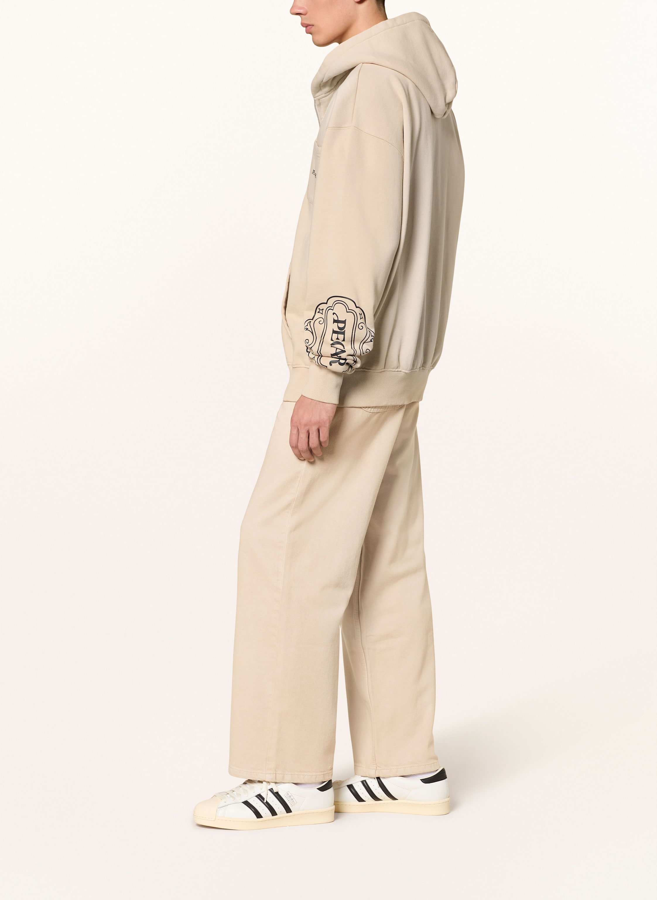Thumbnail - Pegador Jeans Darel Wide Fit beige