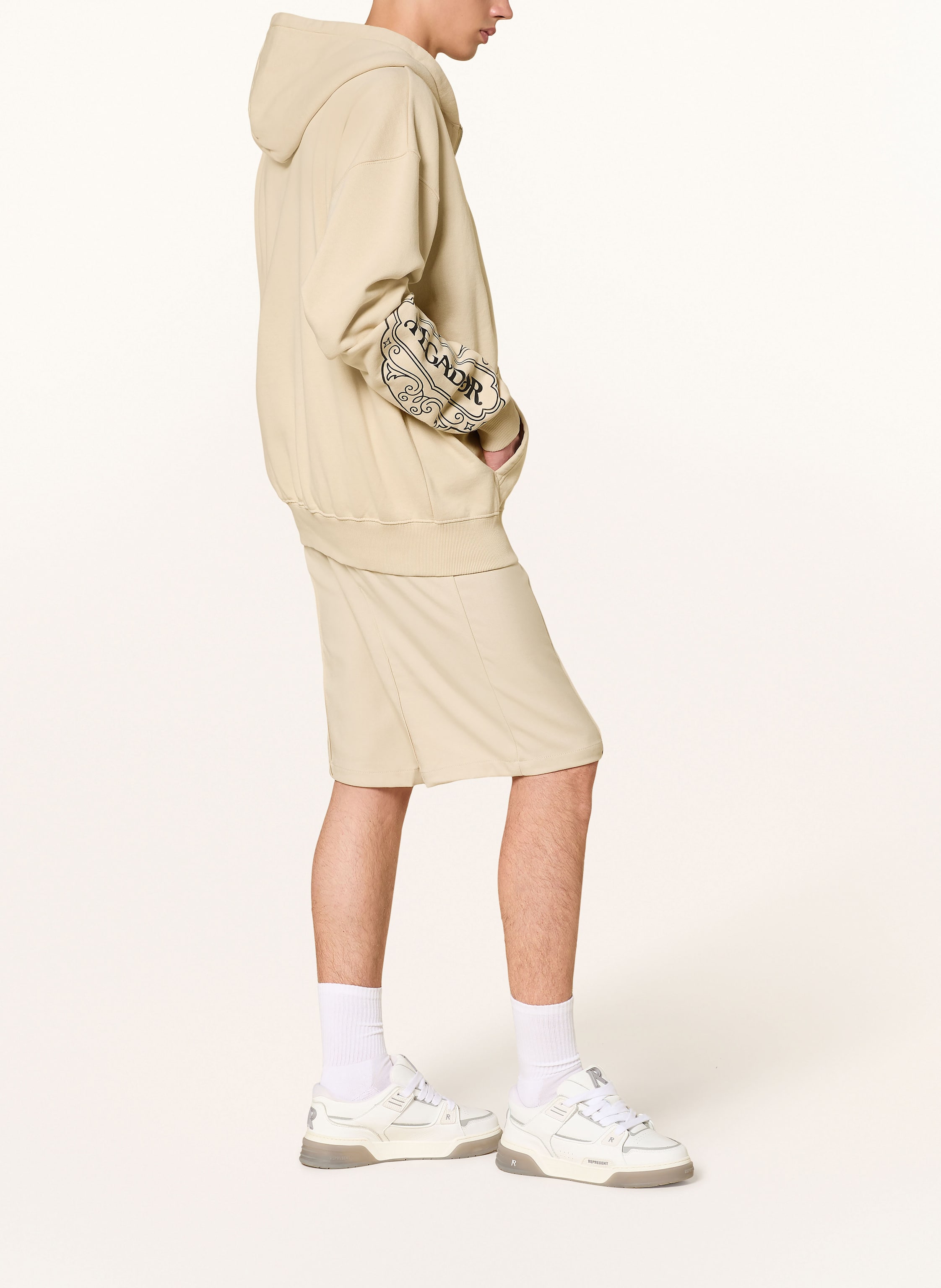 Thumbnail - Pegador Oversized-Sweatjacke Fenror beige