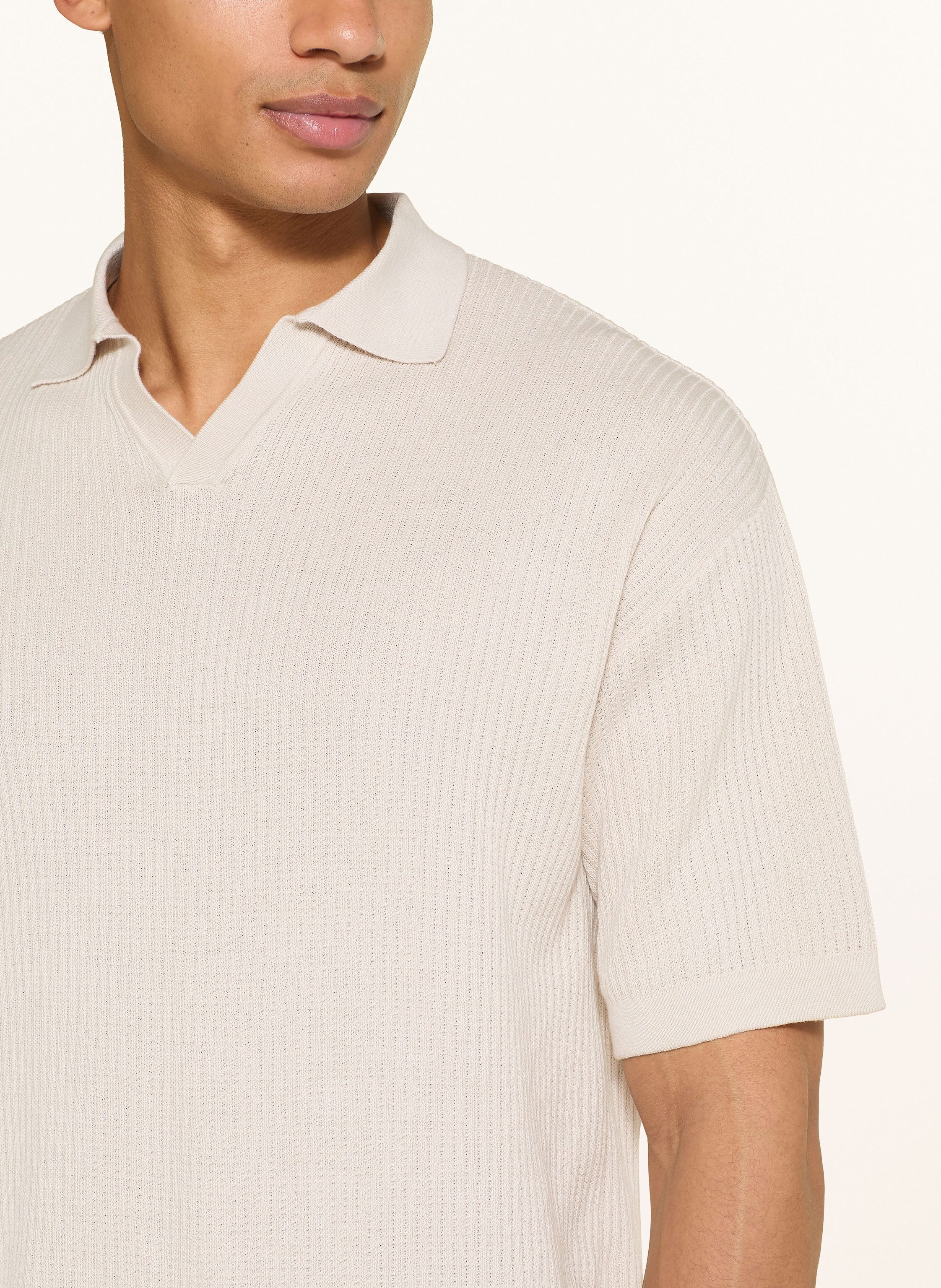 Thumbnail - Pegador Strick-Poloshirt Campbell weiss