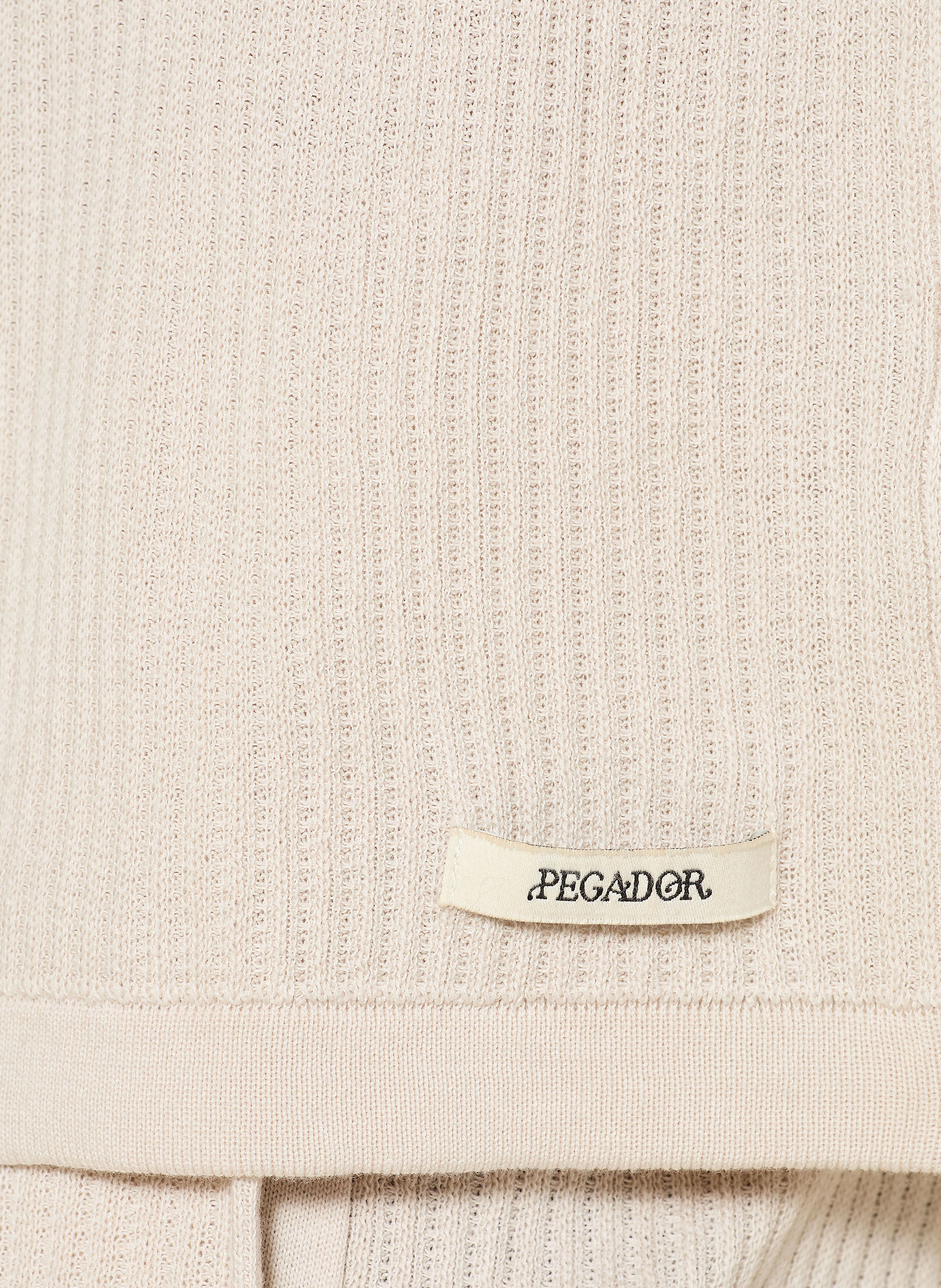 Thumbnail - Pegador Strick-Poloshirt Campbell weiss