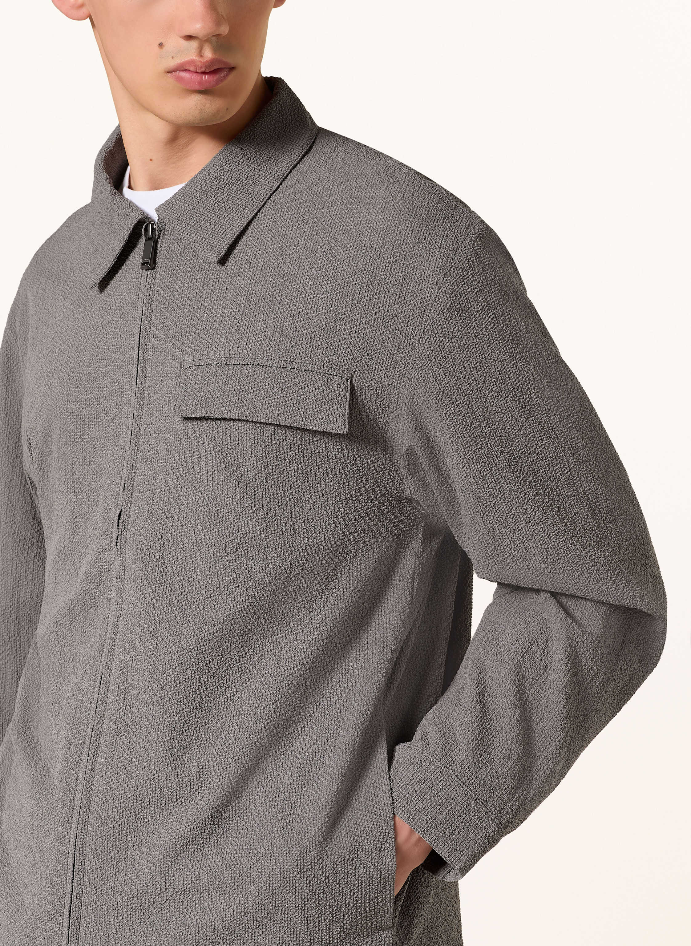 Thumbnail - Calvin Klein Overjacket grau