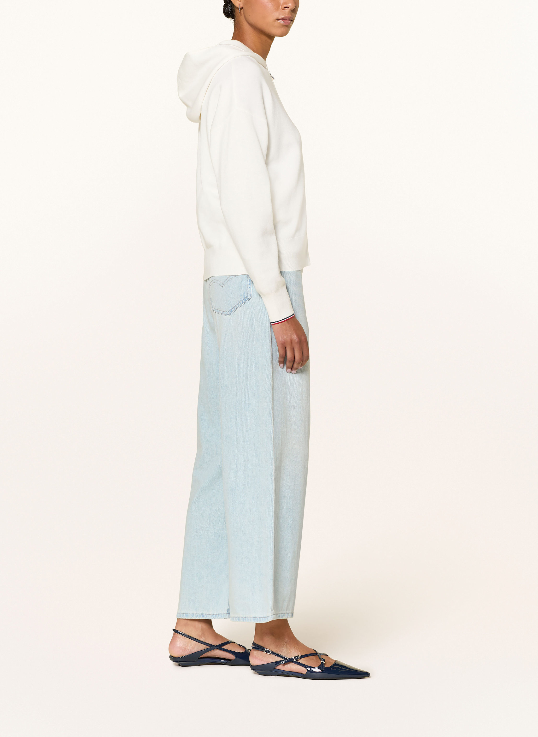 Thumbnail - Tommy Hilfiger Strickjacke weiss