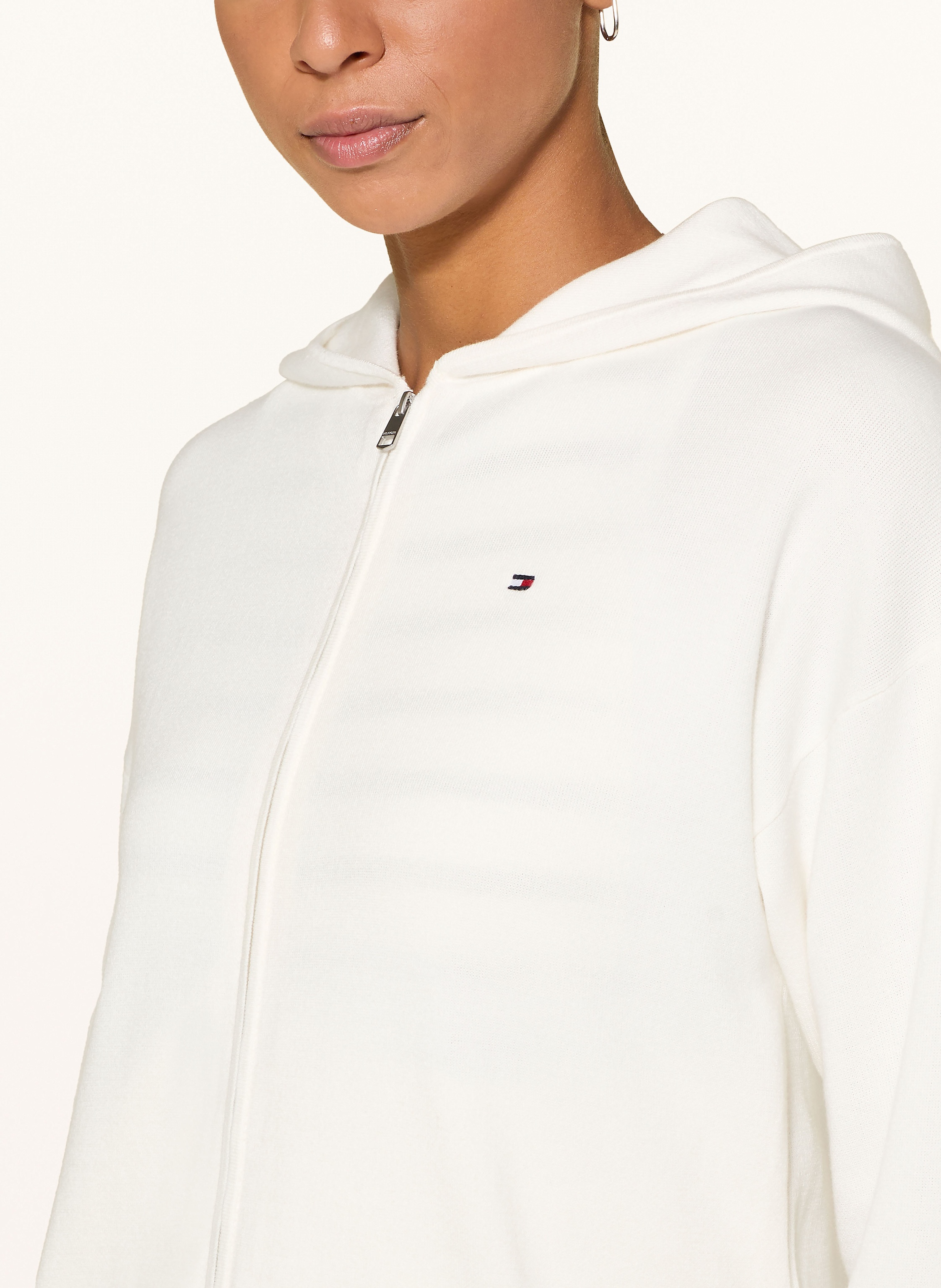 Thumbnail - Tommy Hilfiger Strickjacke weiss