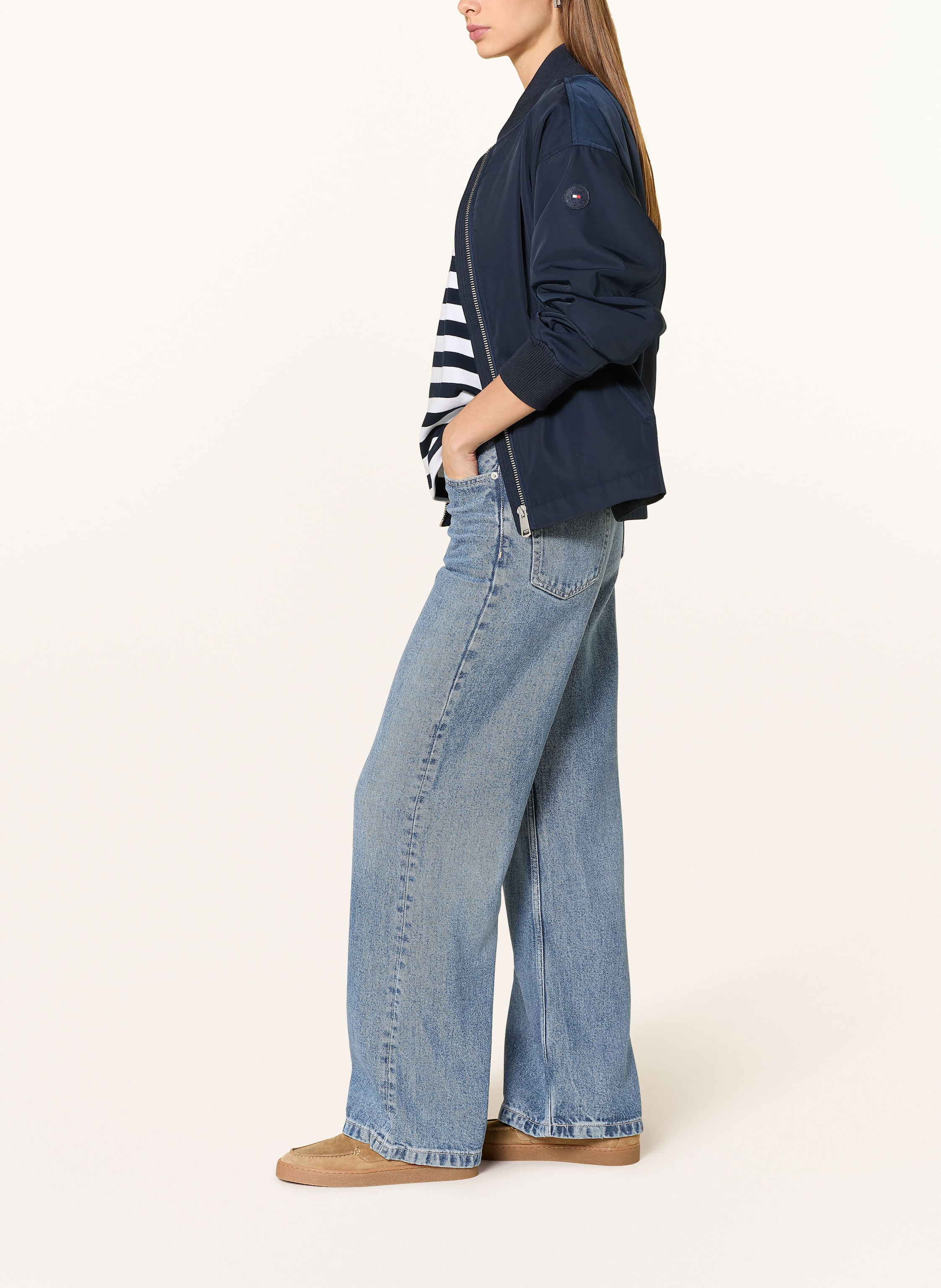 Thumbnail - Tommy Hilfiger Wide Leg Jeans Lana blau