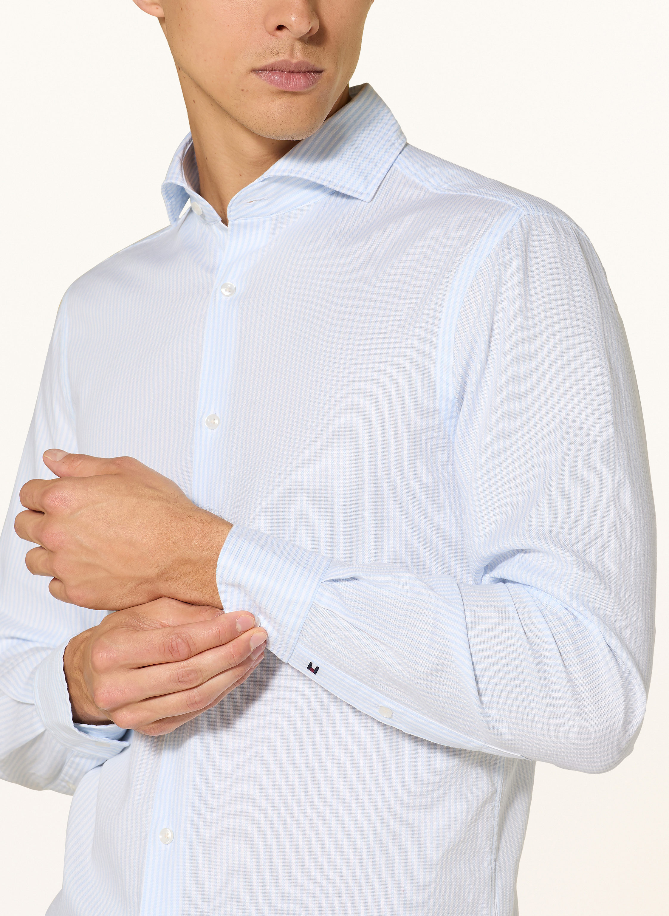 Thumbnail - Tommy Hilfiger Hemd Slim Fit blau