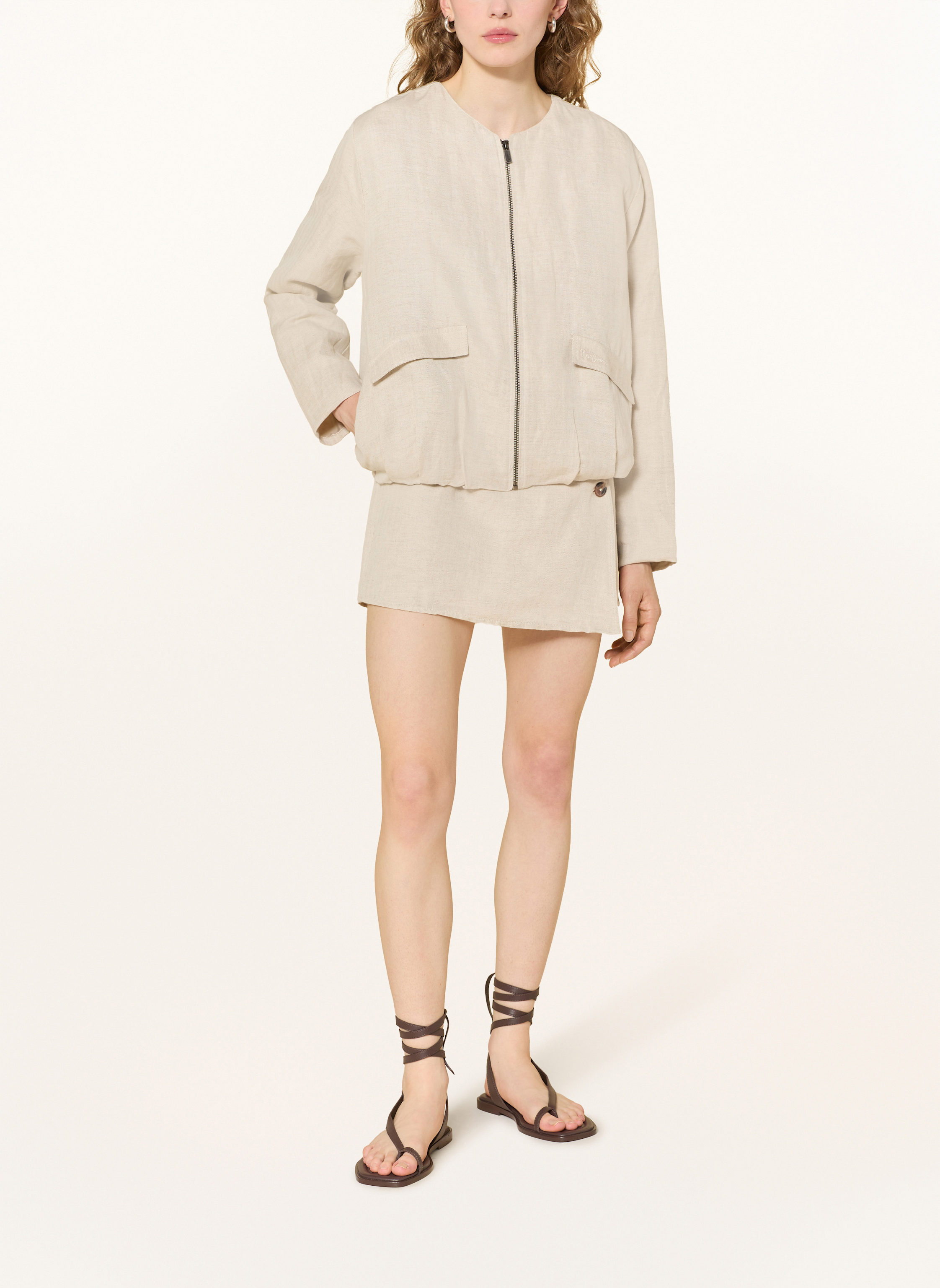 Thumbnail - Pepe Jeans Blouson Sonia beige