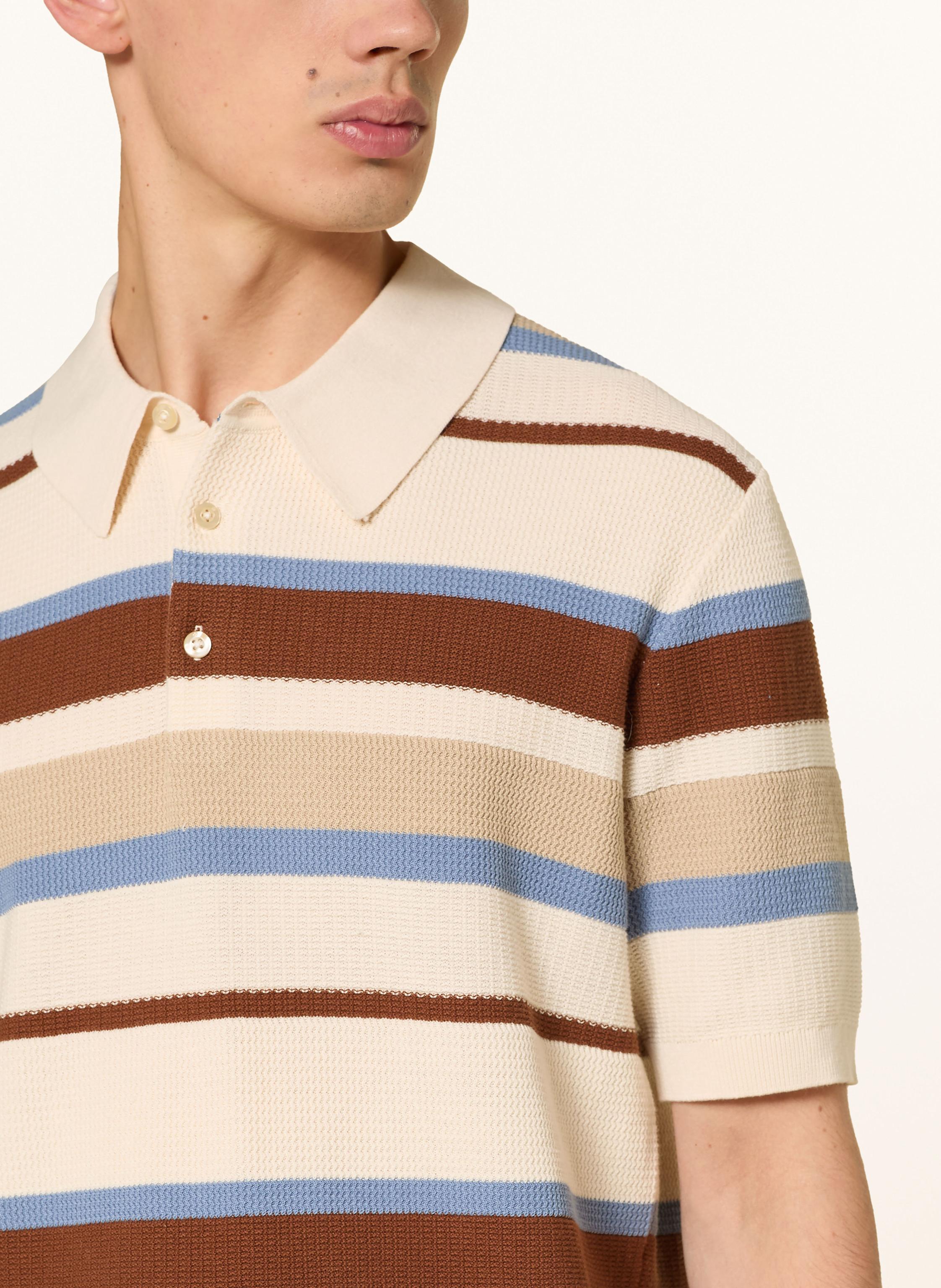 Thumbnail - Scotch & Soda Strick-Poloshirt beige