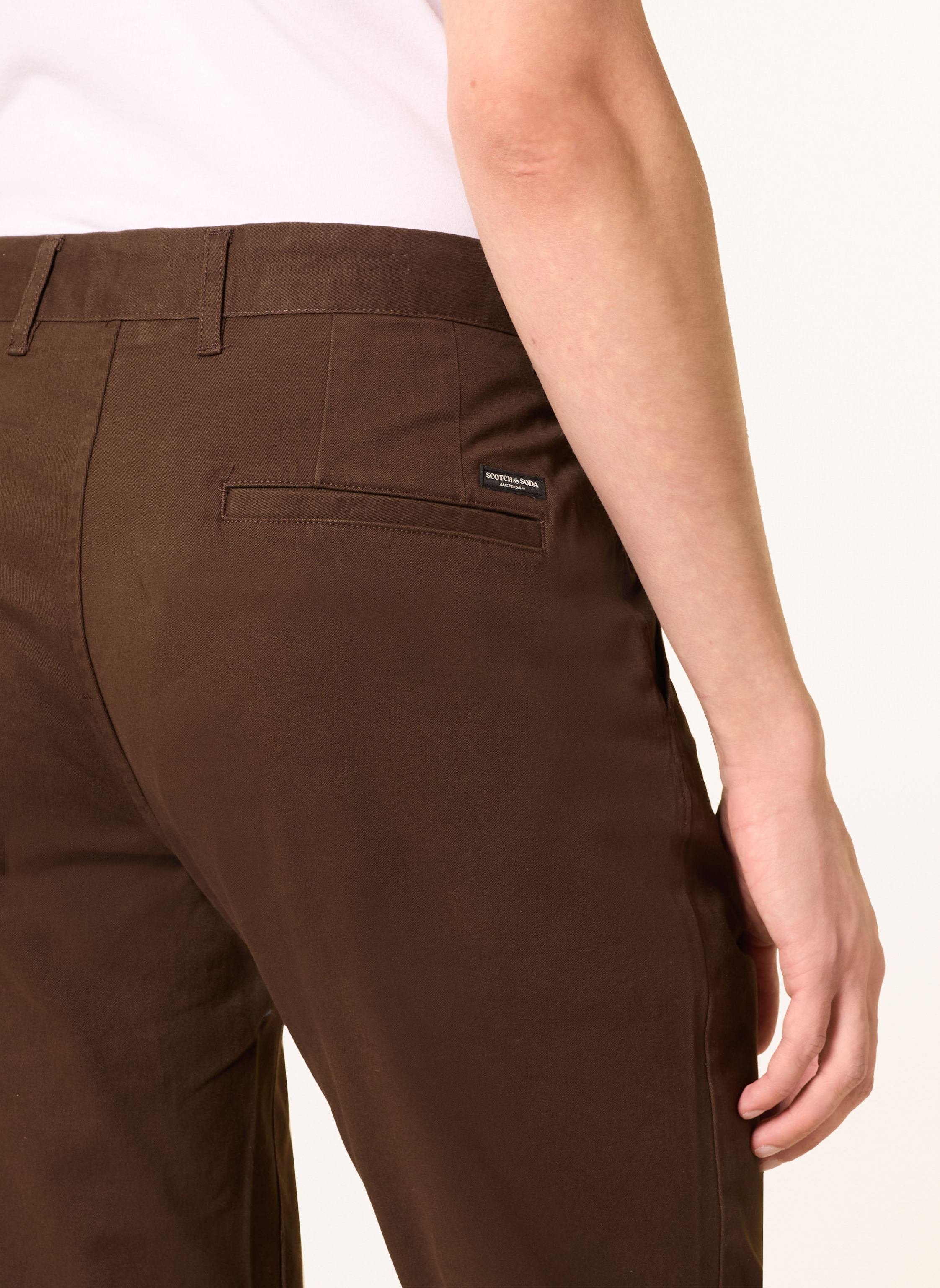 Thumbnail - Scotch & Soda Chino Mott Super Slim Fit braun