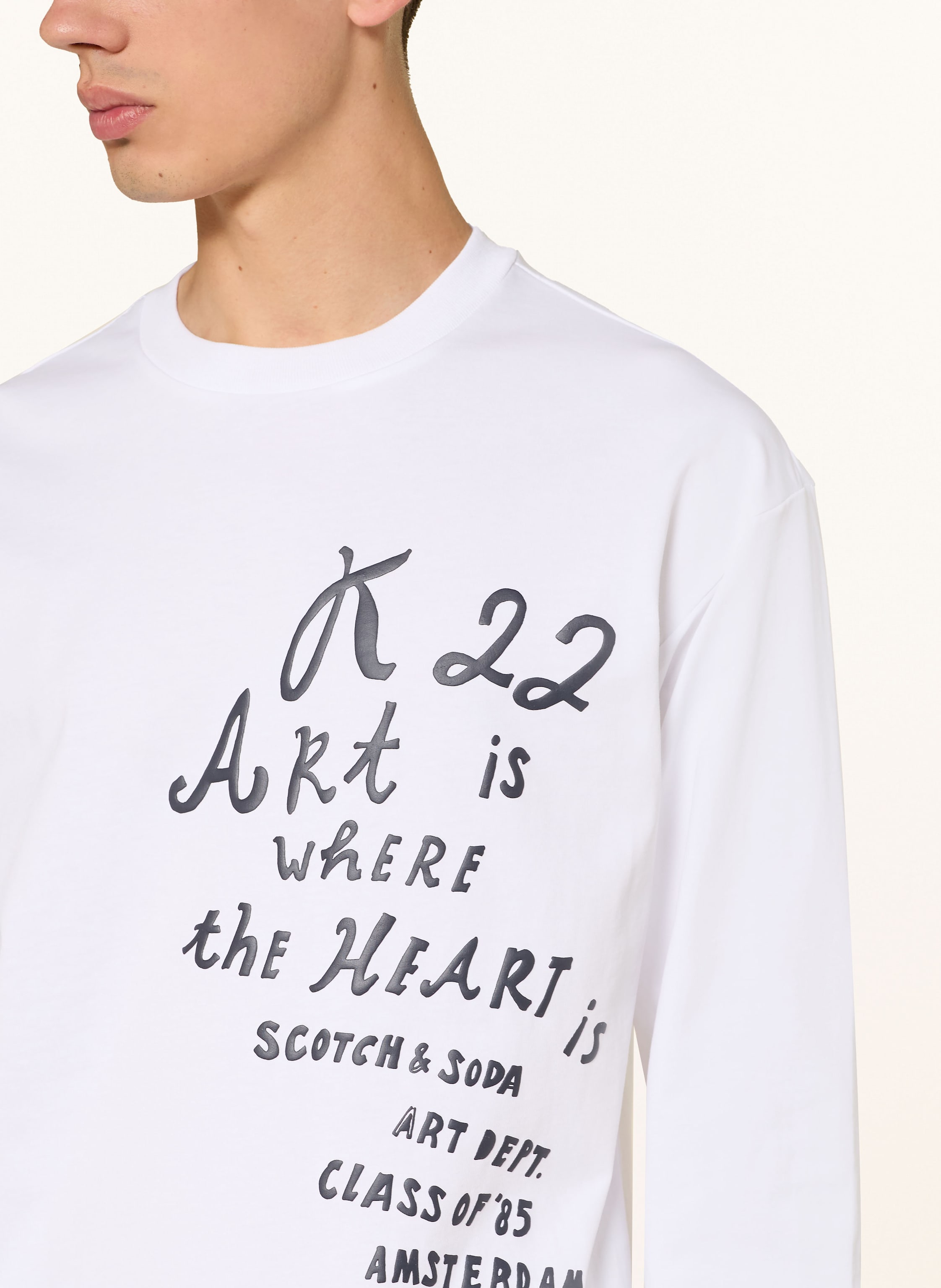 Thumbnail - Scotch & Soda Longsleeve weiss