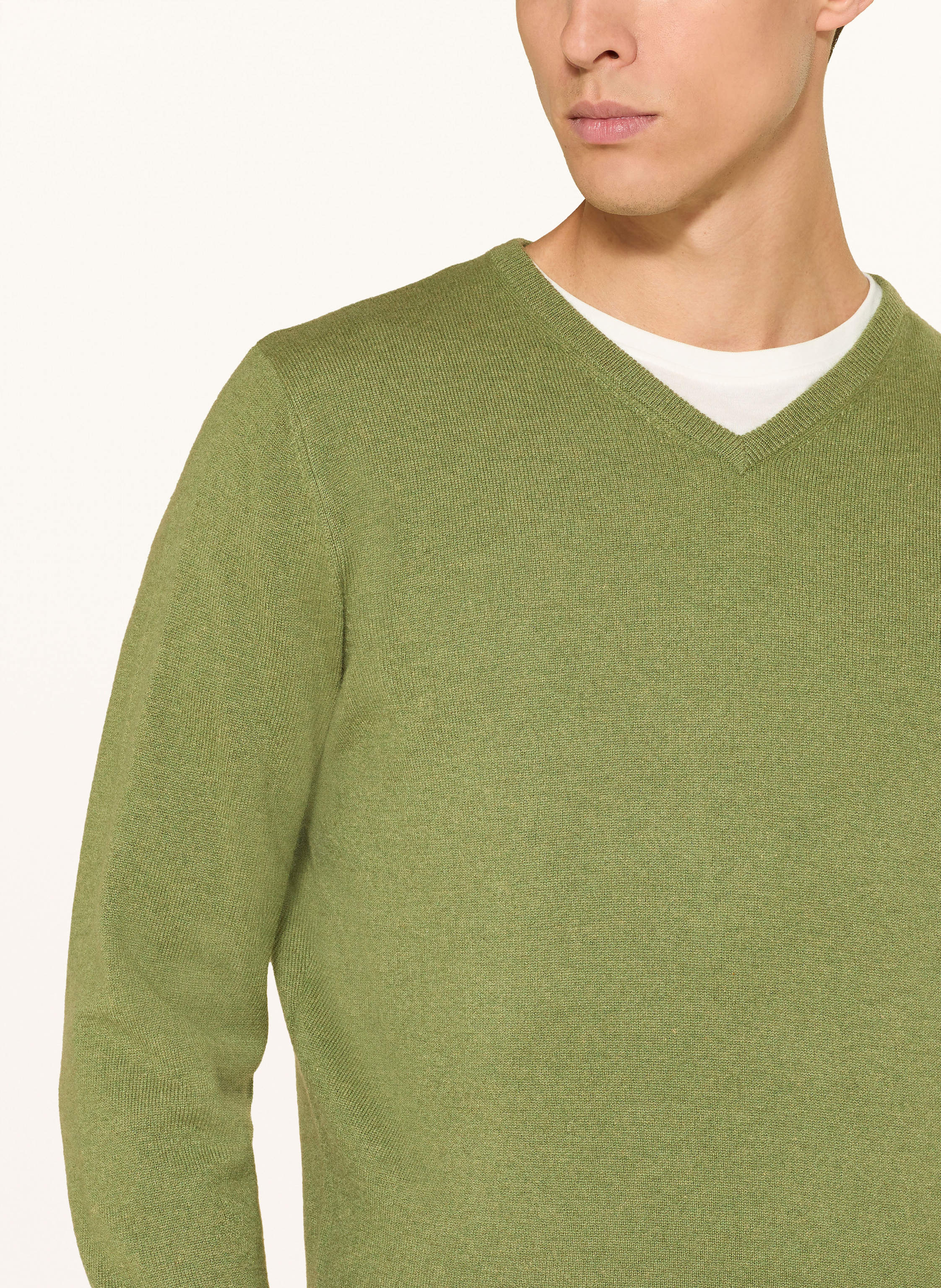 Thumbnail - Strokesman's Cashmere-Pullover gruen