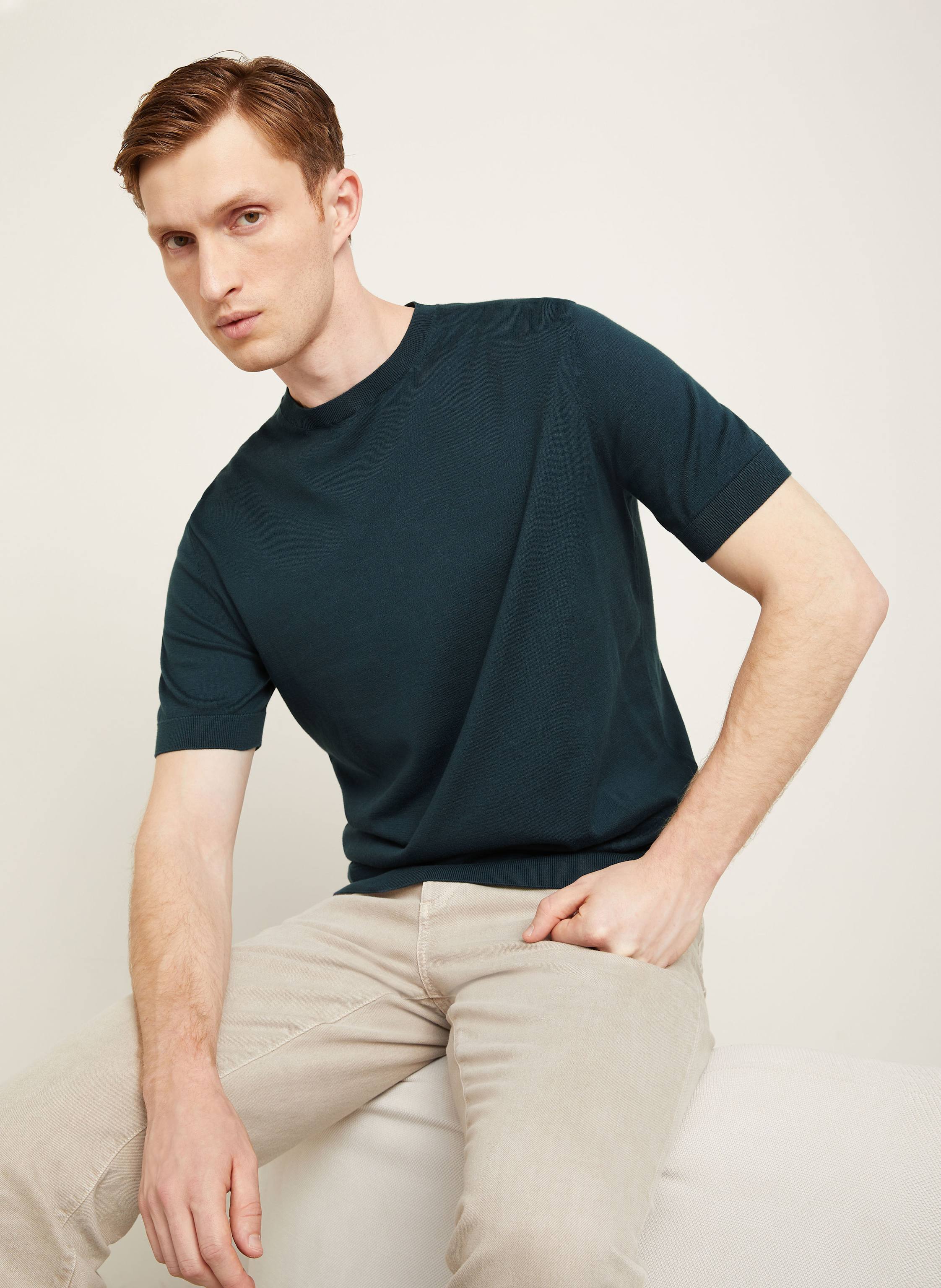 Thumbnail - Zegna Strickshirt gruen