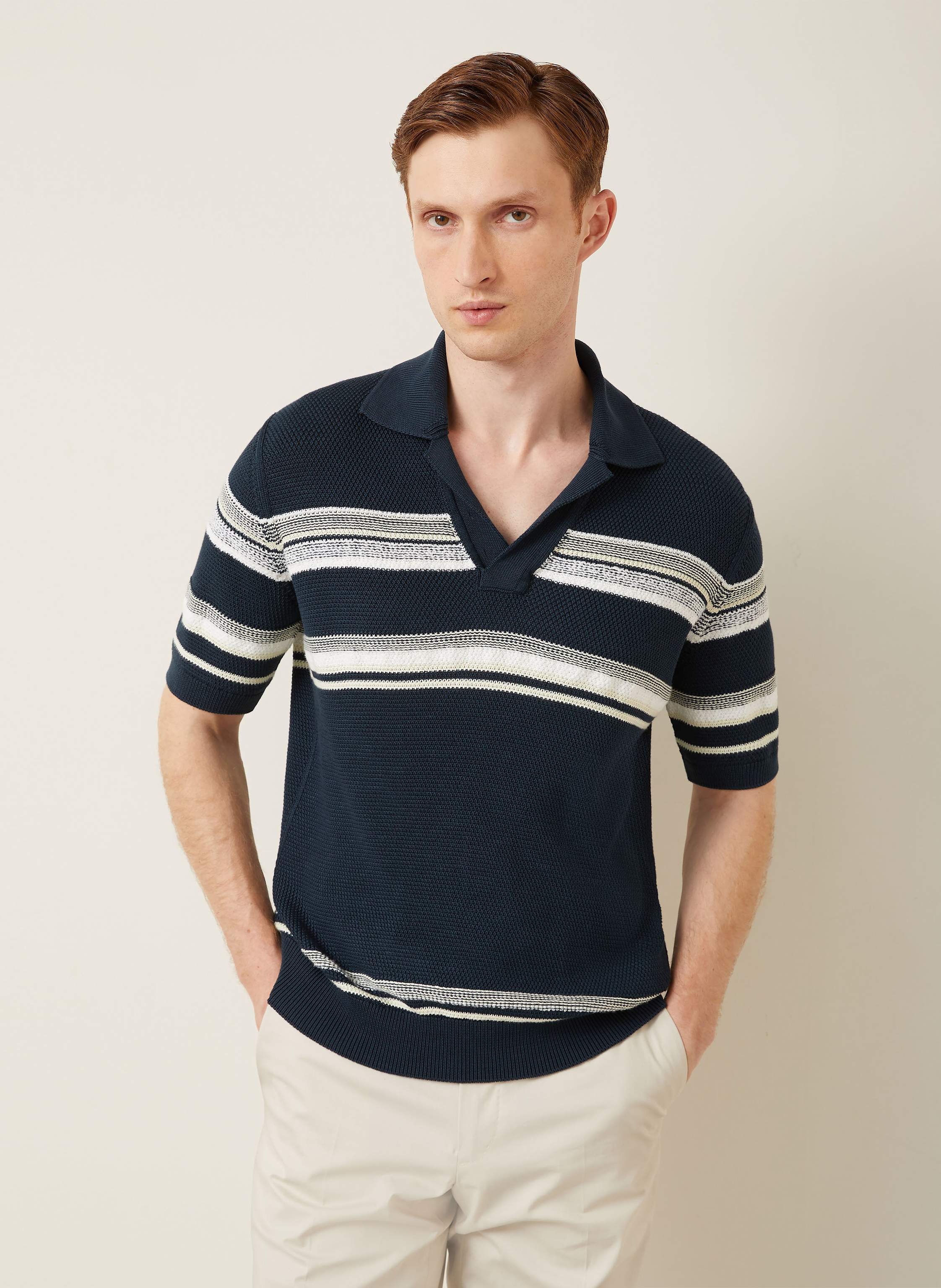 Thumbnail - Zegna Strick-Poloshirt Mit Seide gruen