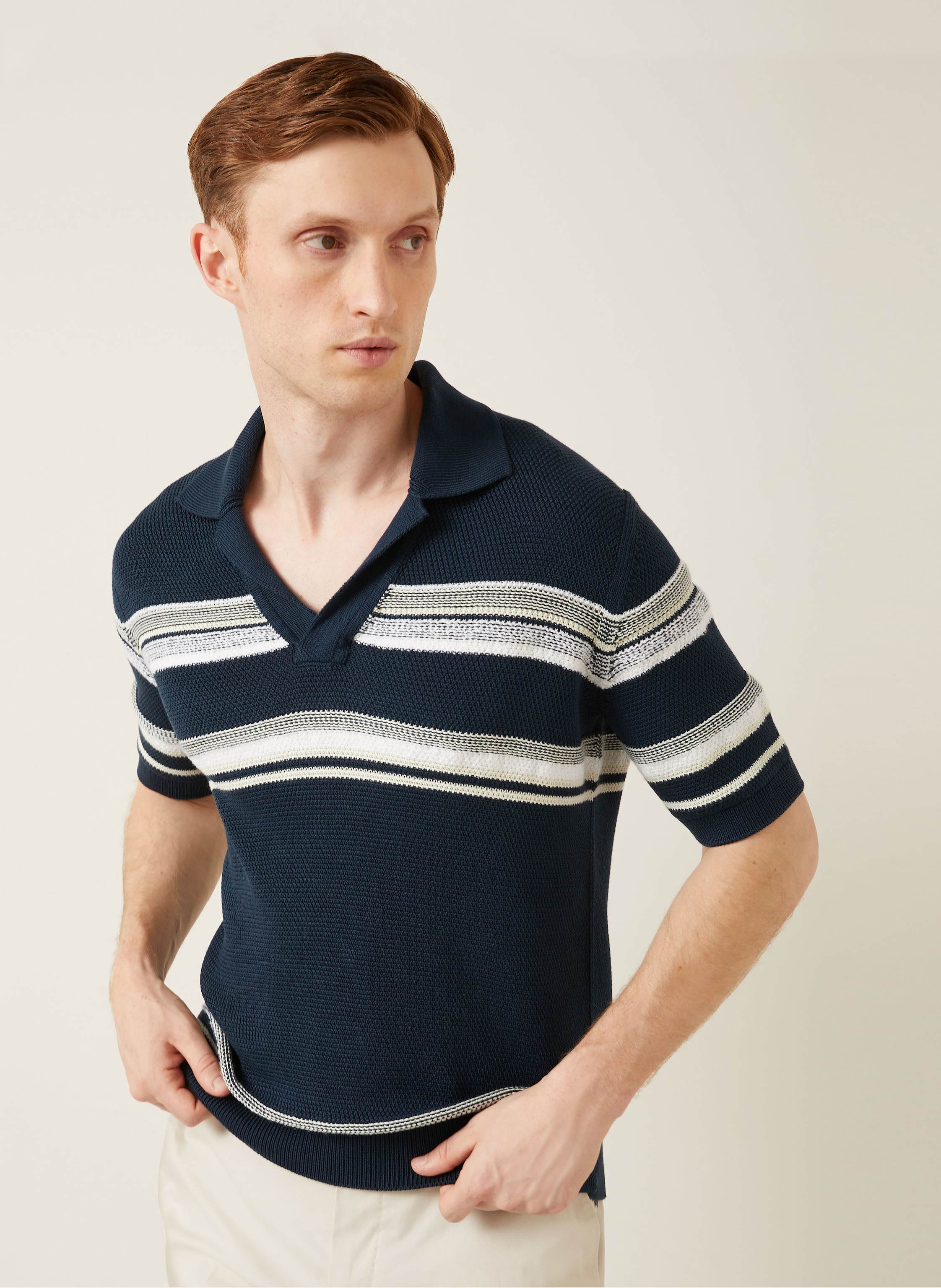 Thumbnail - Zegna Strick-Poloshirt Mit Seide gruen
