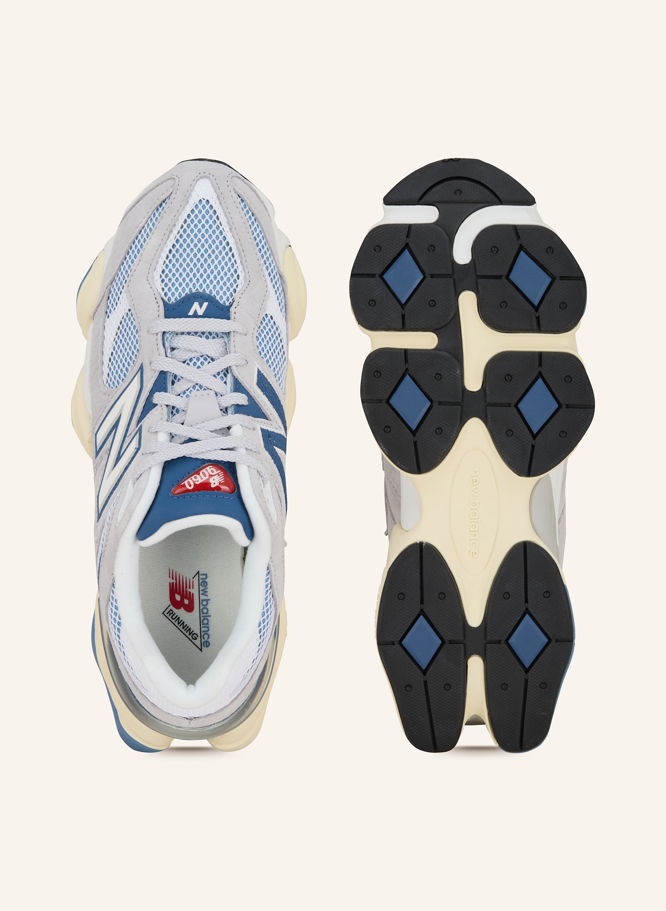 Thumbnail - New Balance Sneaker 9060 weiss