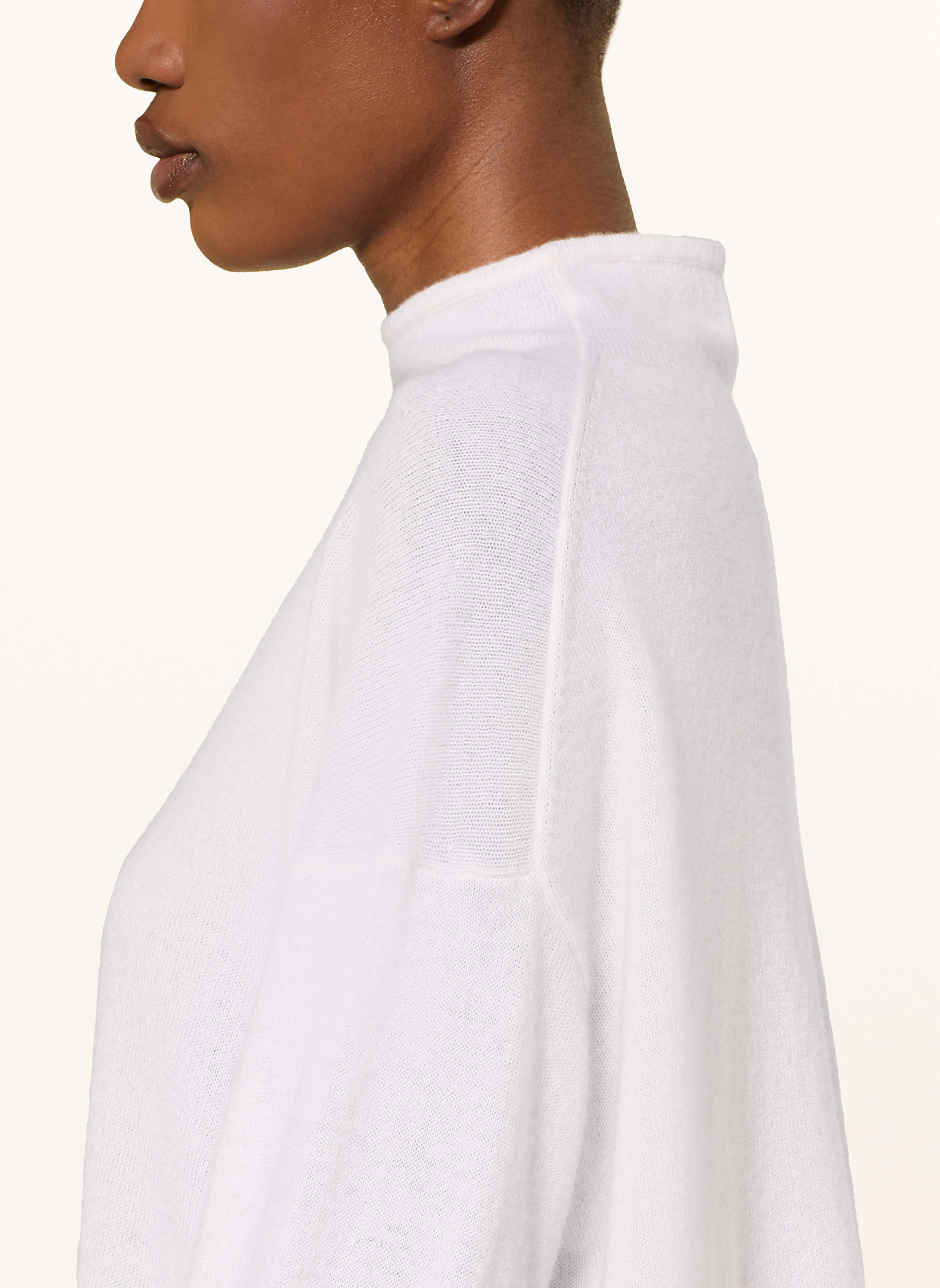 Thumbnail - Mrs & Hugs Oversized-Pullover Aus Cashmere weiss