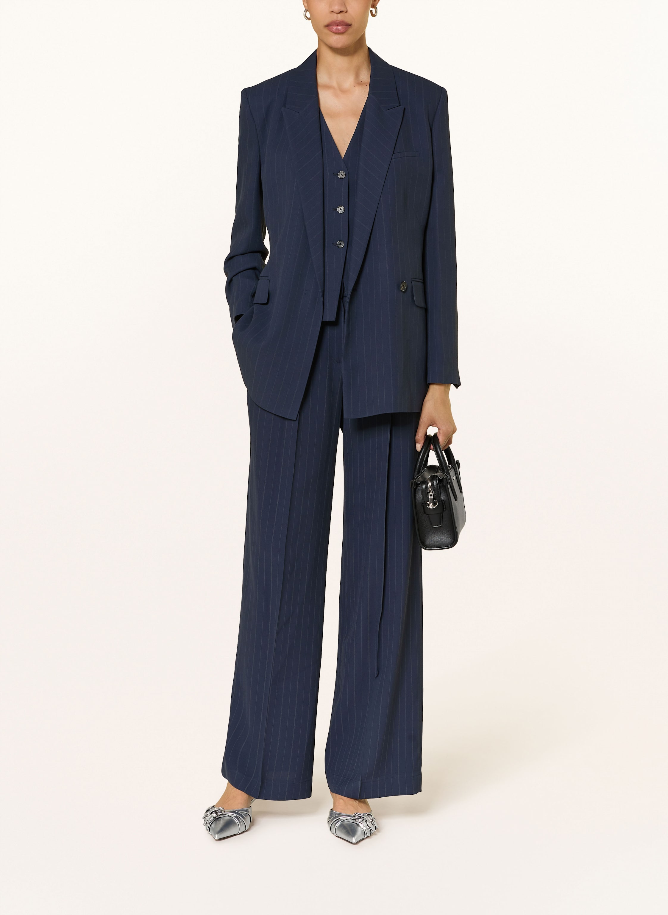 Thumbnail - Boss Blazerweste Julinia blau