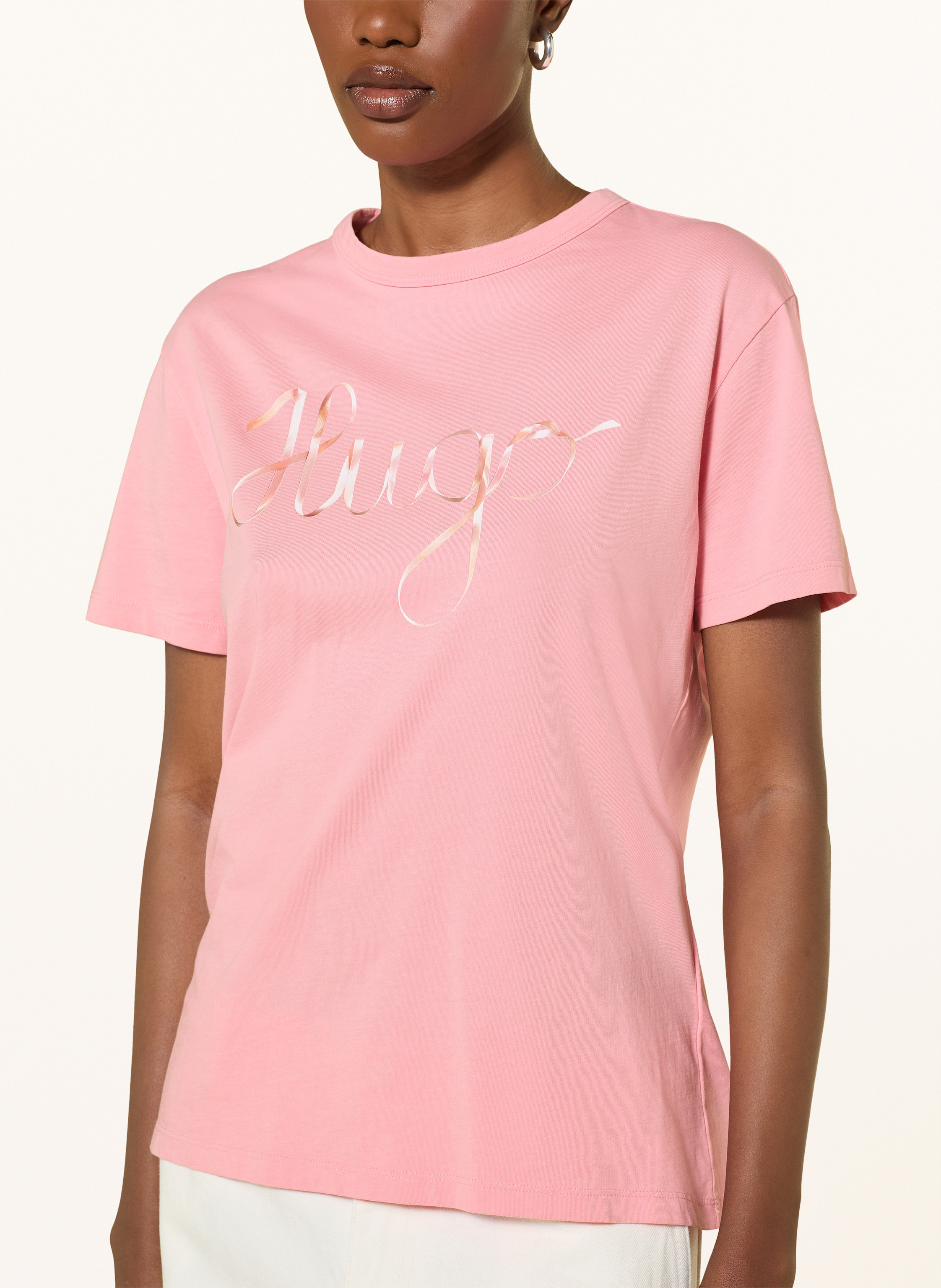 Thumbnail - Hugo T-Shirt Damacia rosa