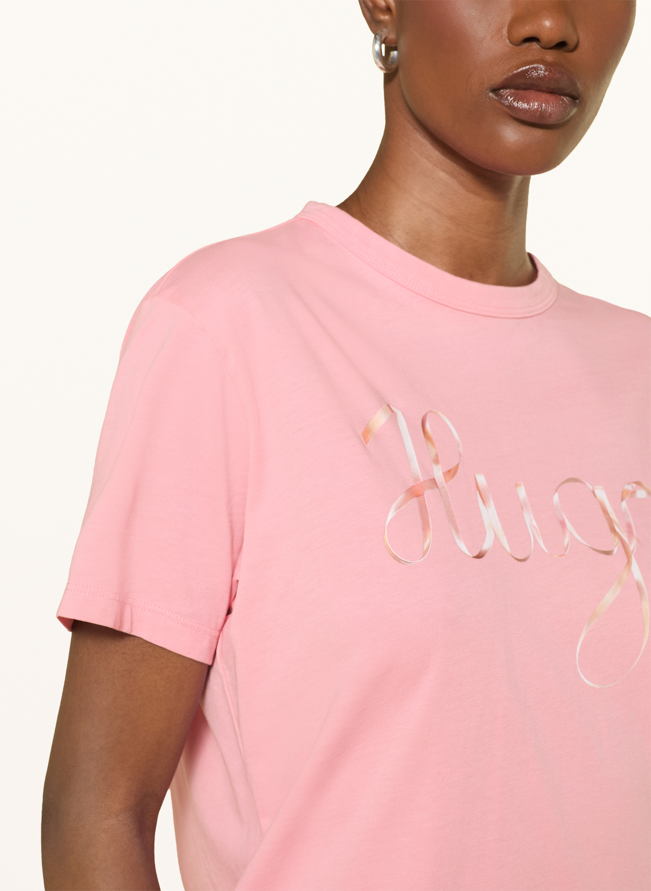 Thumbnail - Hugo T-Shirt Damacia rosa