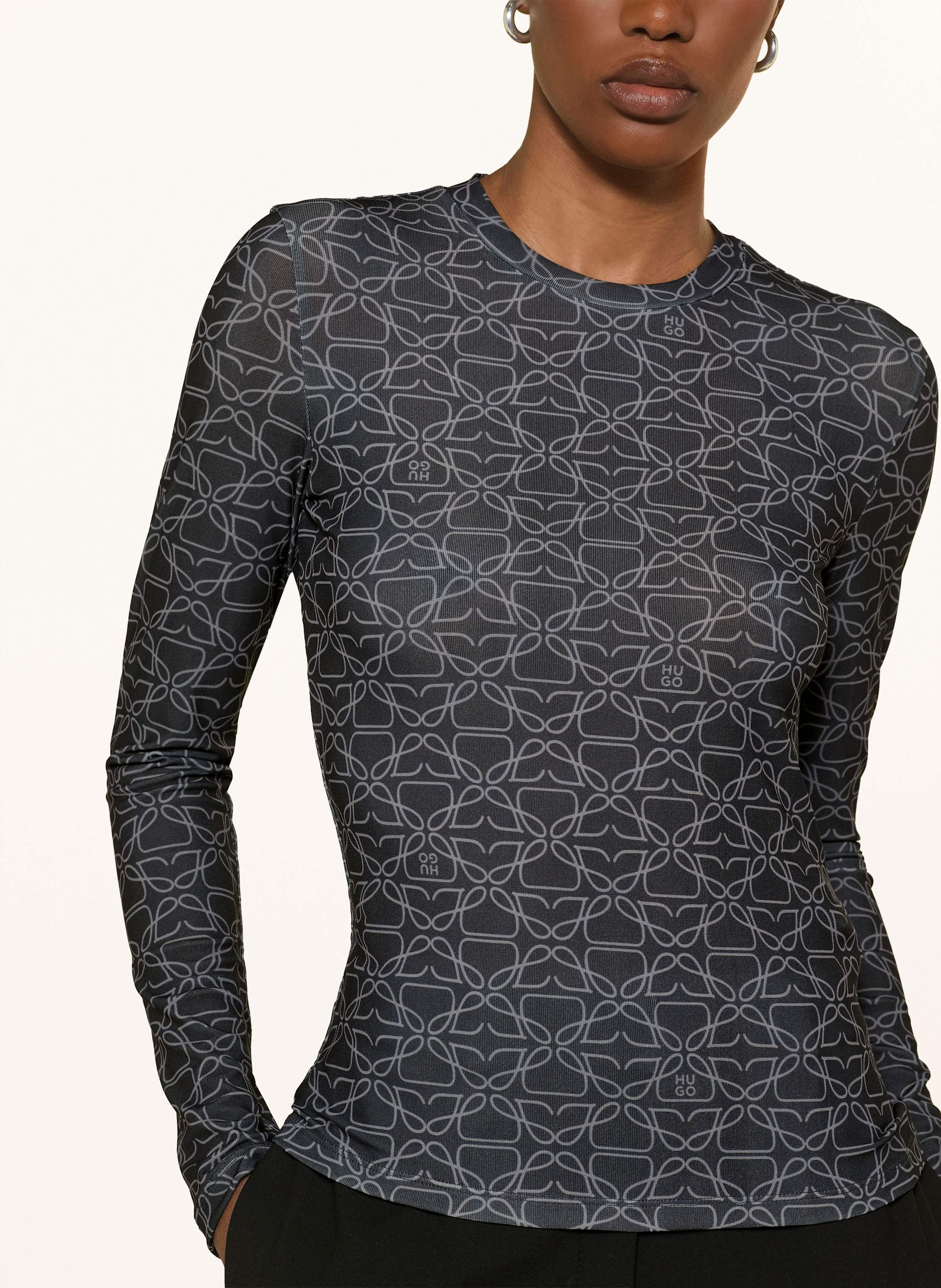 Thumbnail - Hugo Longsleeve Diralina schwarz