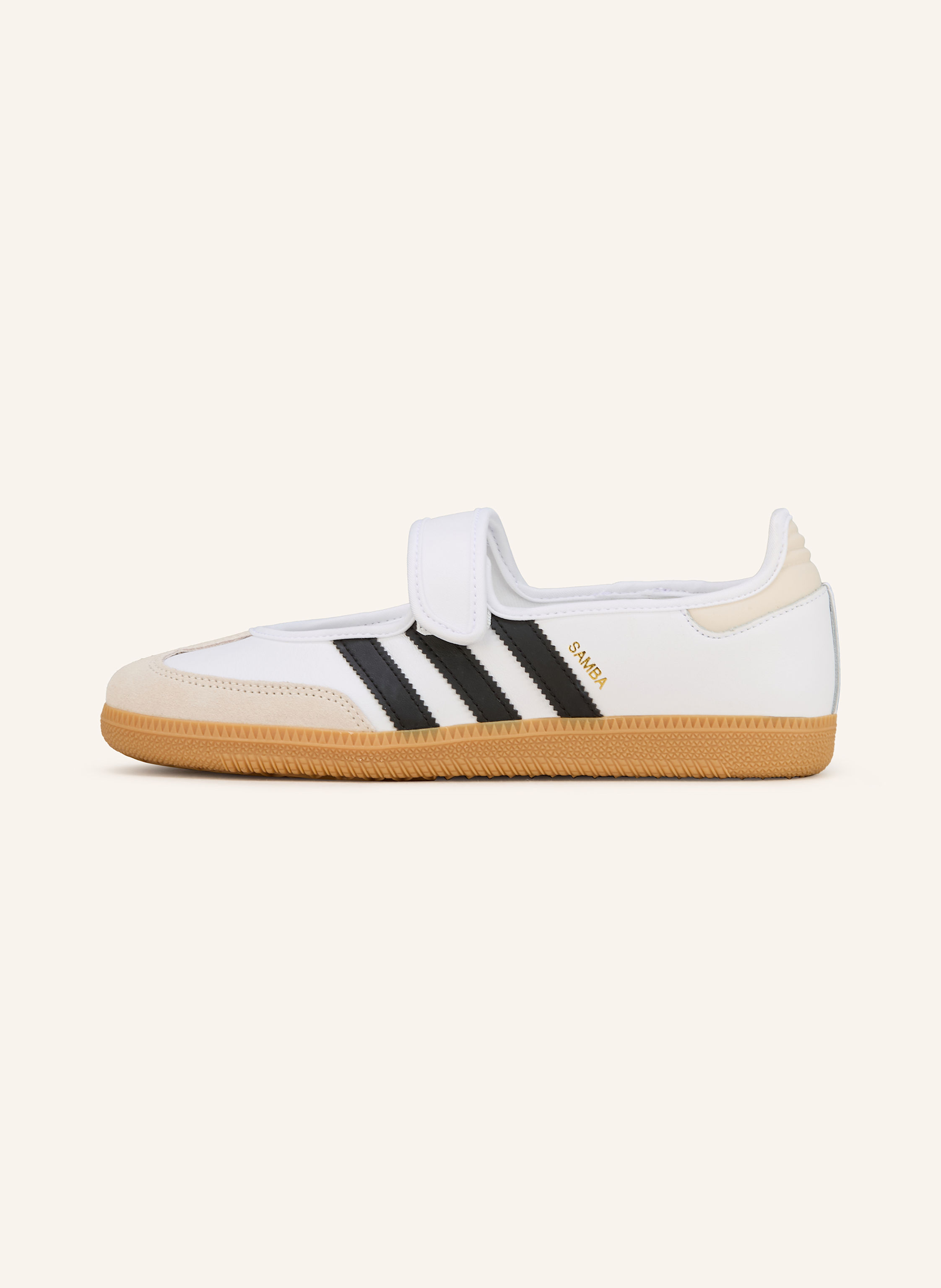 Thumbnail - Adidas Originals Mary-Jane-Ballerinas Samba Og weiss