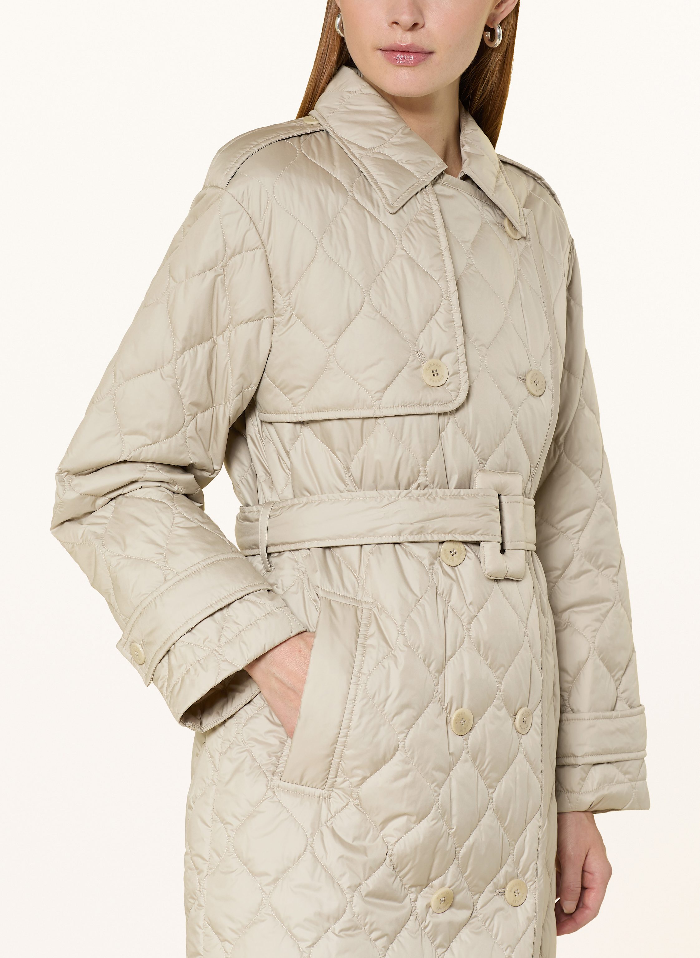 Thumbnail - Bogner Steppmantel Ivory beige