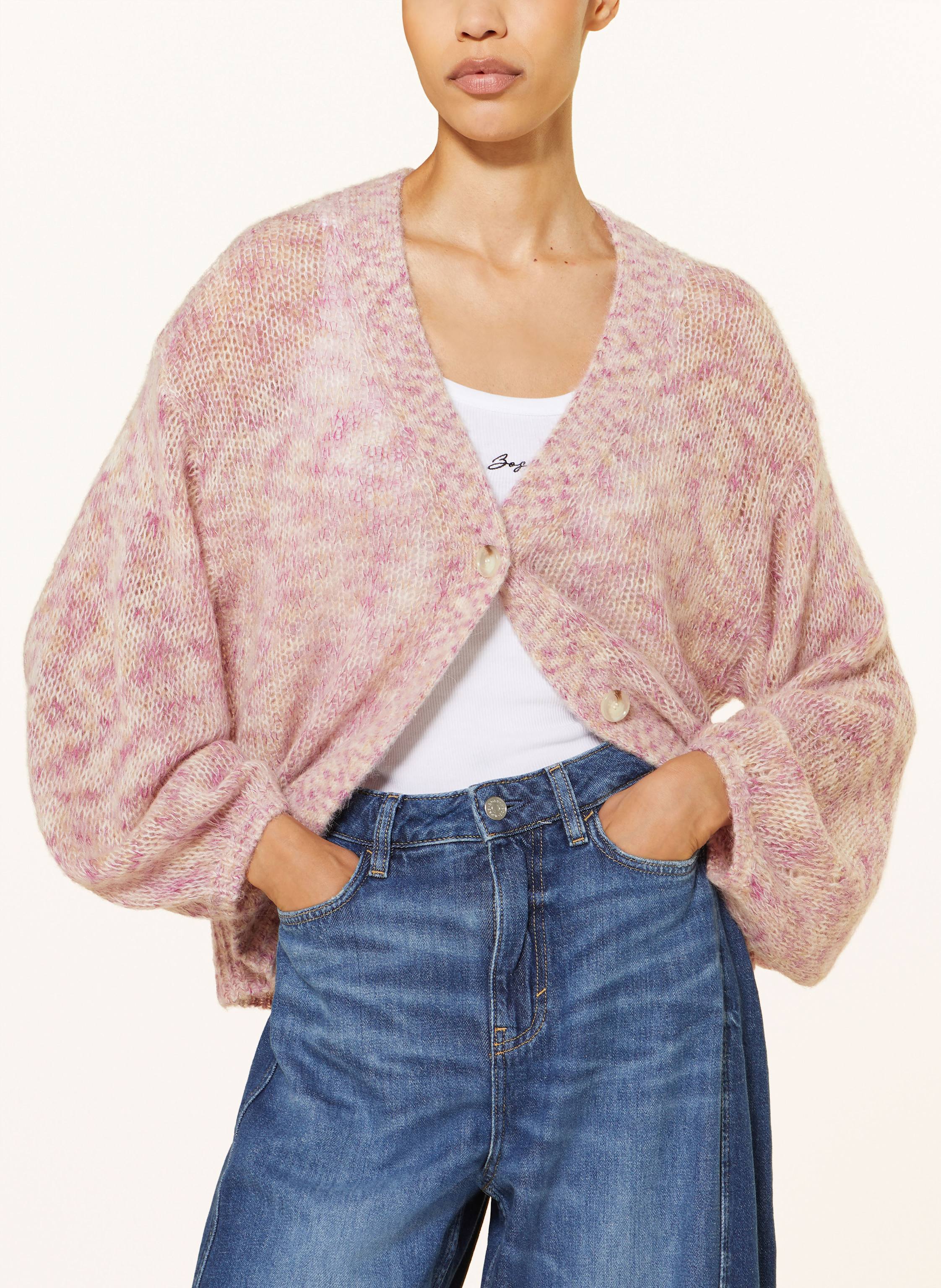 Thumbnail - Boss Strickjacke Flarona pink