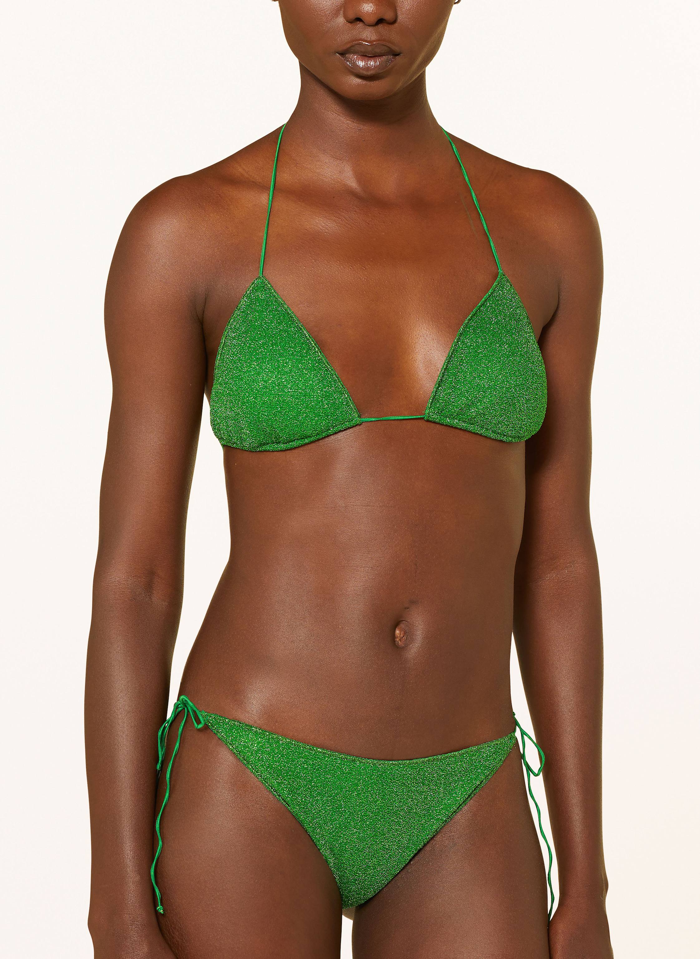 Thumbnail - Oséree Triangel-Bikini Lumiere Mit Glitzergarn gruen