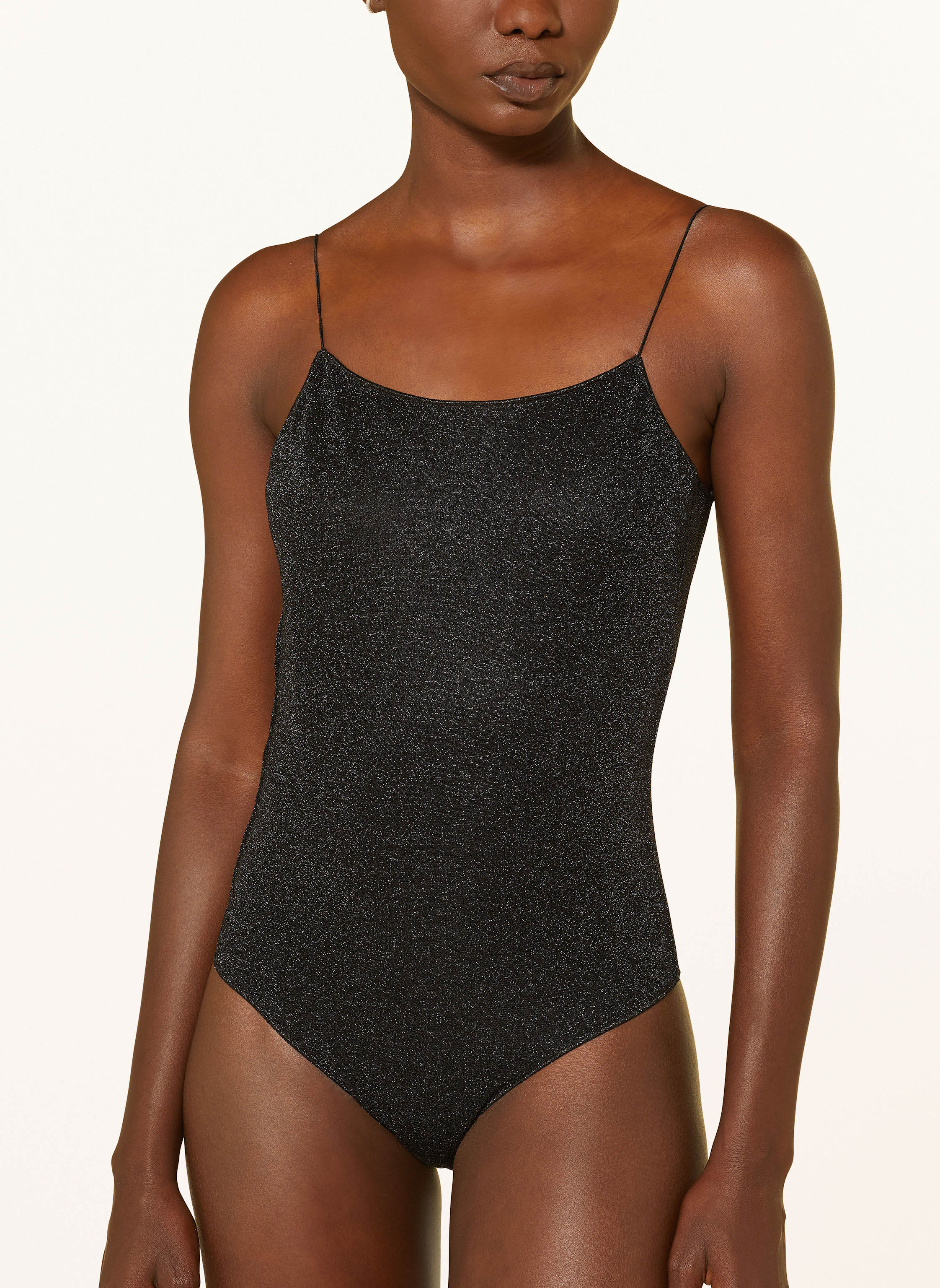 Thumbnail - Oséree Badeanzug Lumiere Maillot Mit Glitzergarn schwarz