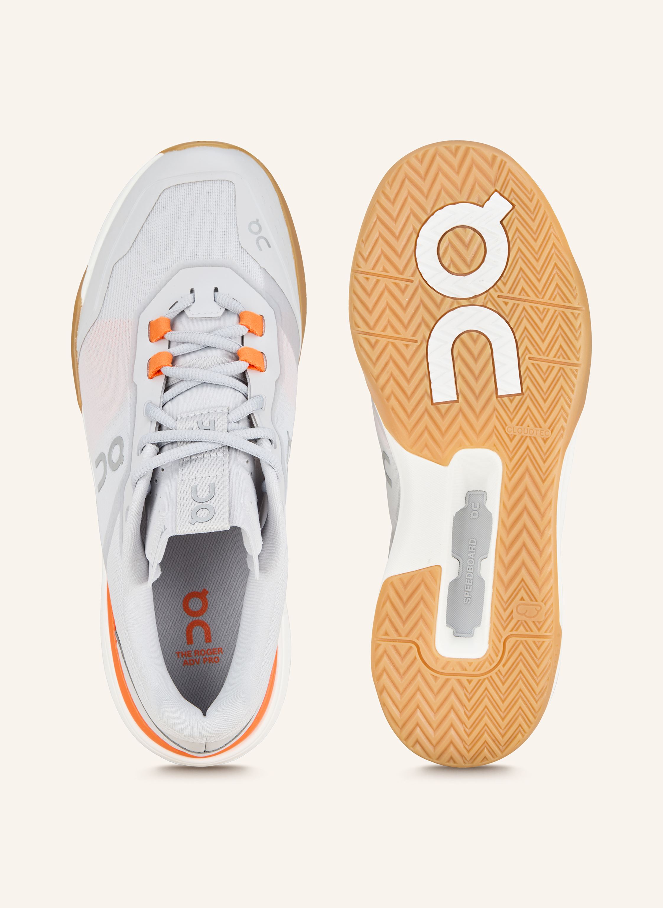 Thumbnail - On Tennisschuhe The Roger Advantage Pro grau