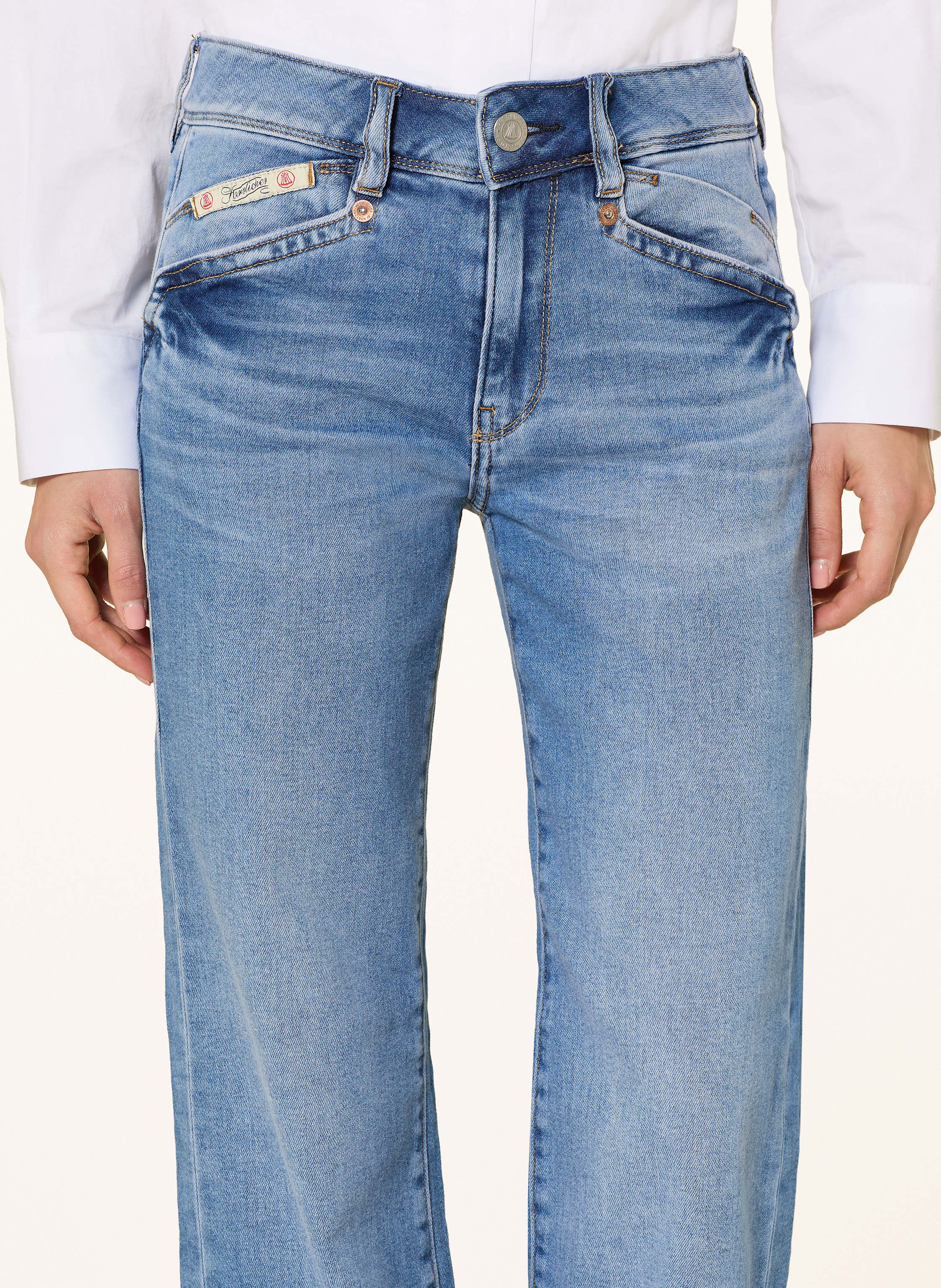 Thumbnail - Herrlicher Cargojeans Prime Straight Fit blau