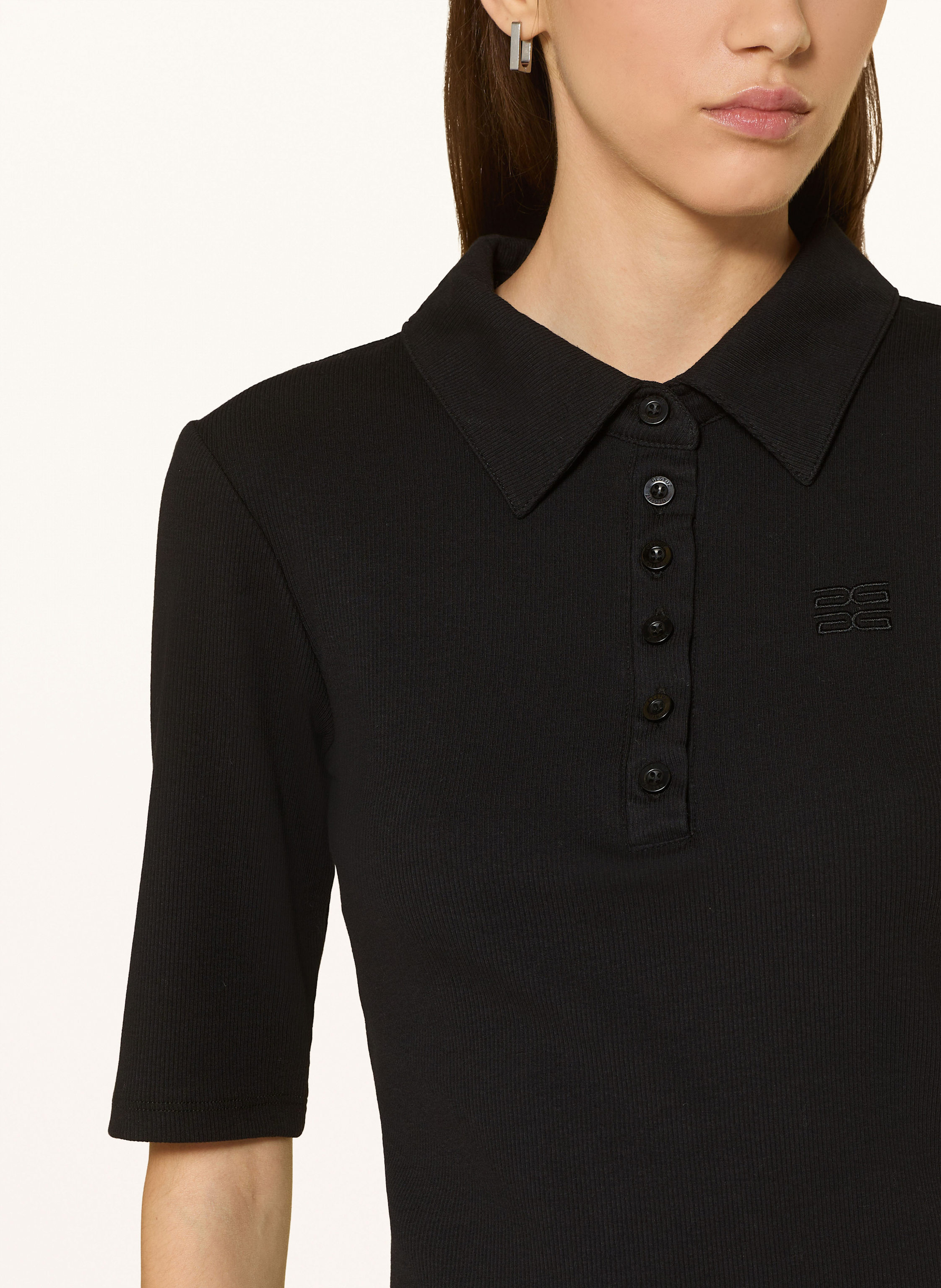 Thumbnail - Gestuz Jersey-Poloshirt Gzdrew schwarz