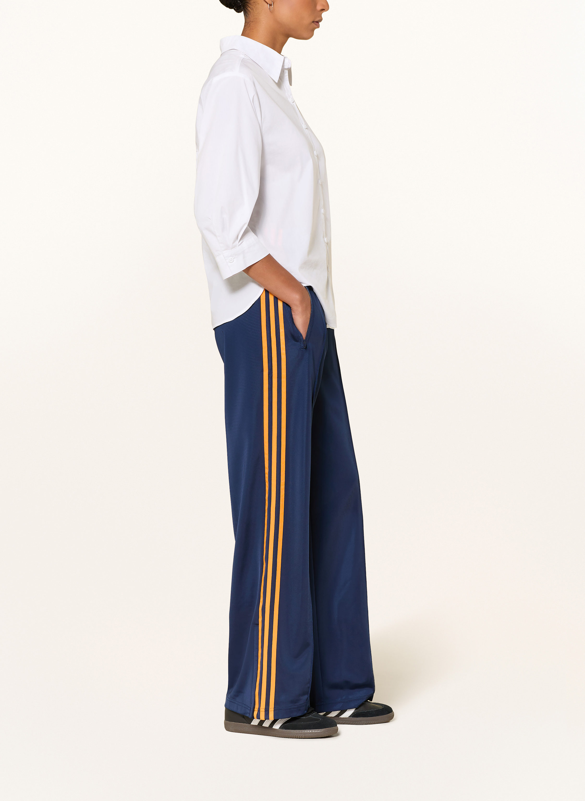 Thumbnail - Adidas Originals Track Pants Firebird Adicolor Loose blau