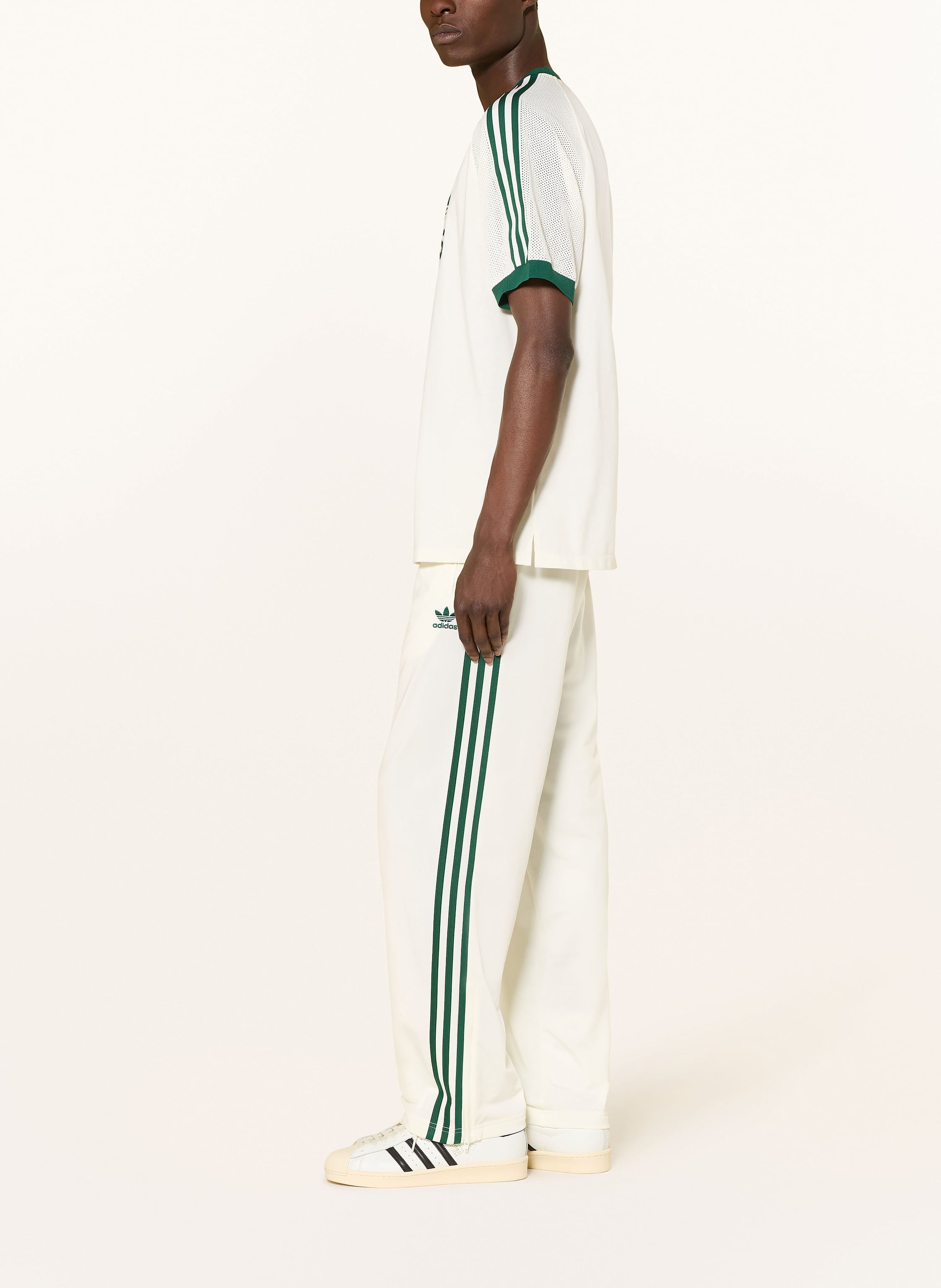 Thumbnail - Adidas Originals Track Pants Firebird Adicolor Classics beige