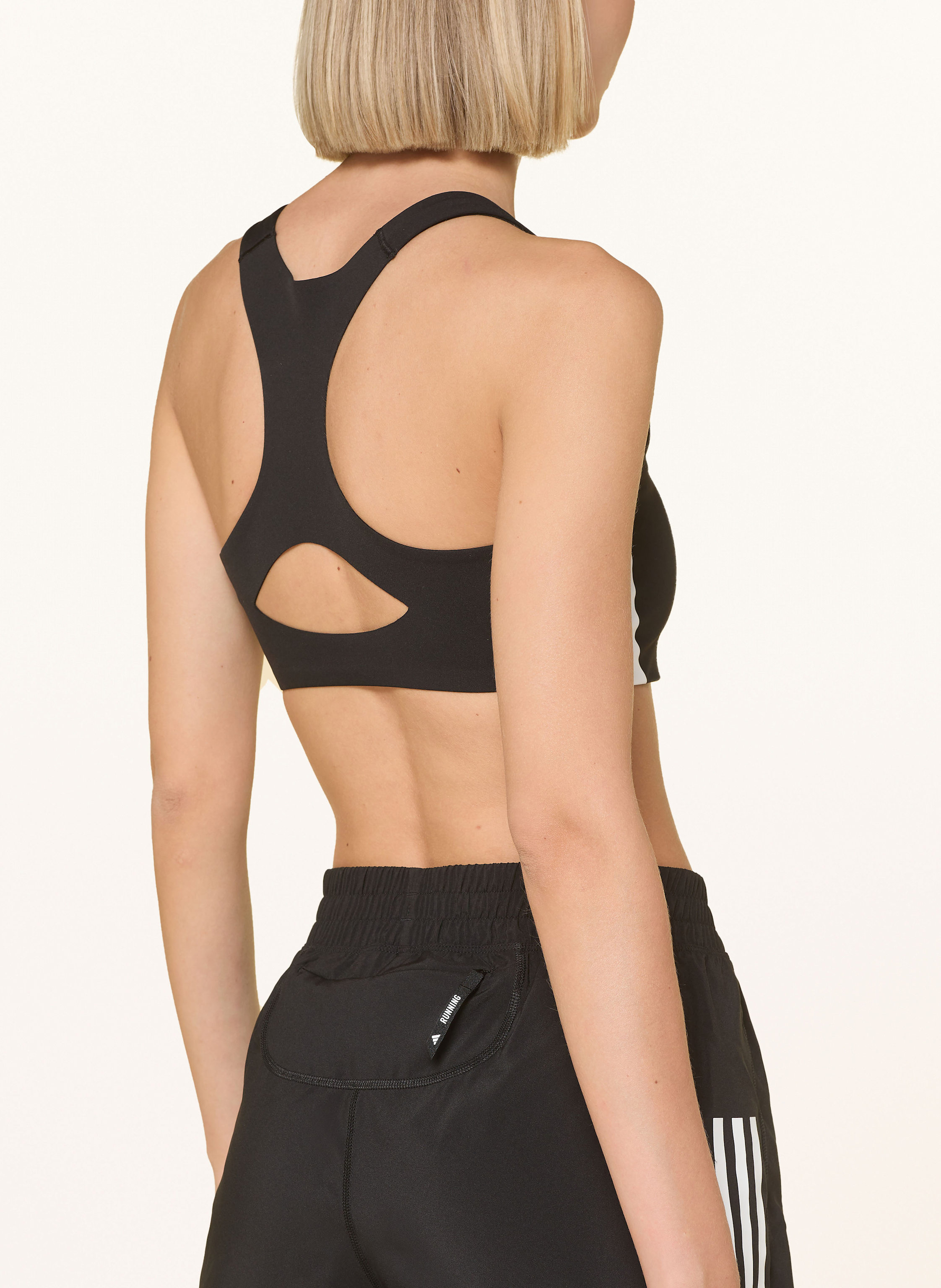 Thumbnail - Adidas Sport-Bh Adizero Run schwarz