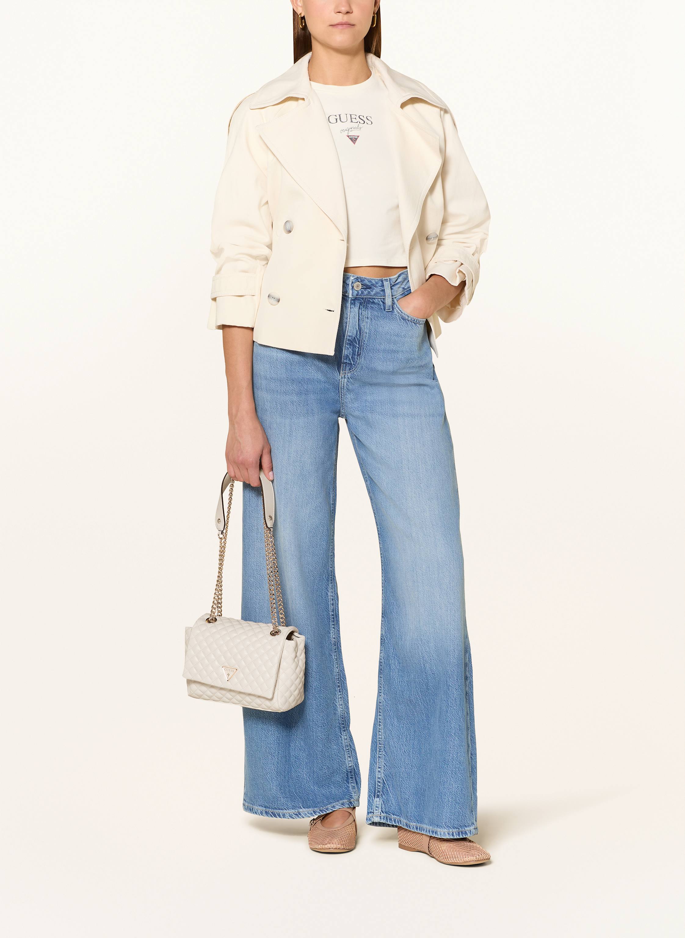 Thumbnail - Guess Umhängetasche Everlee weiss