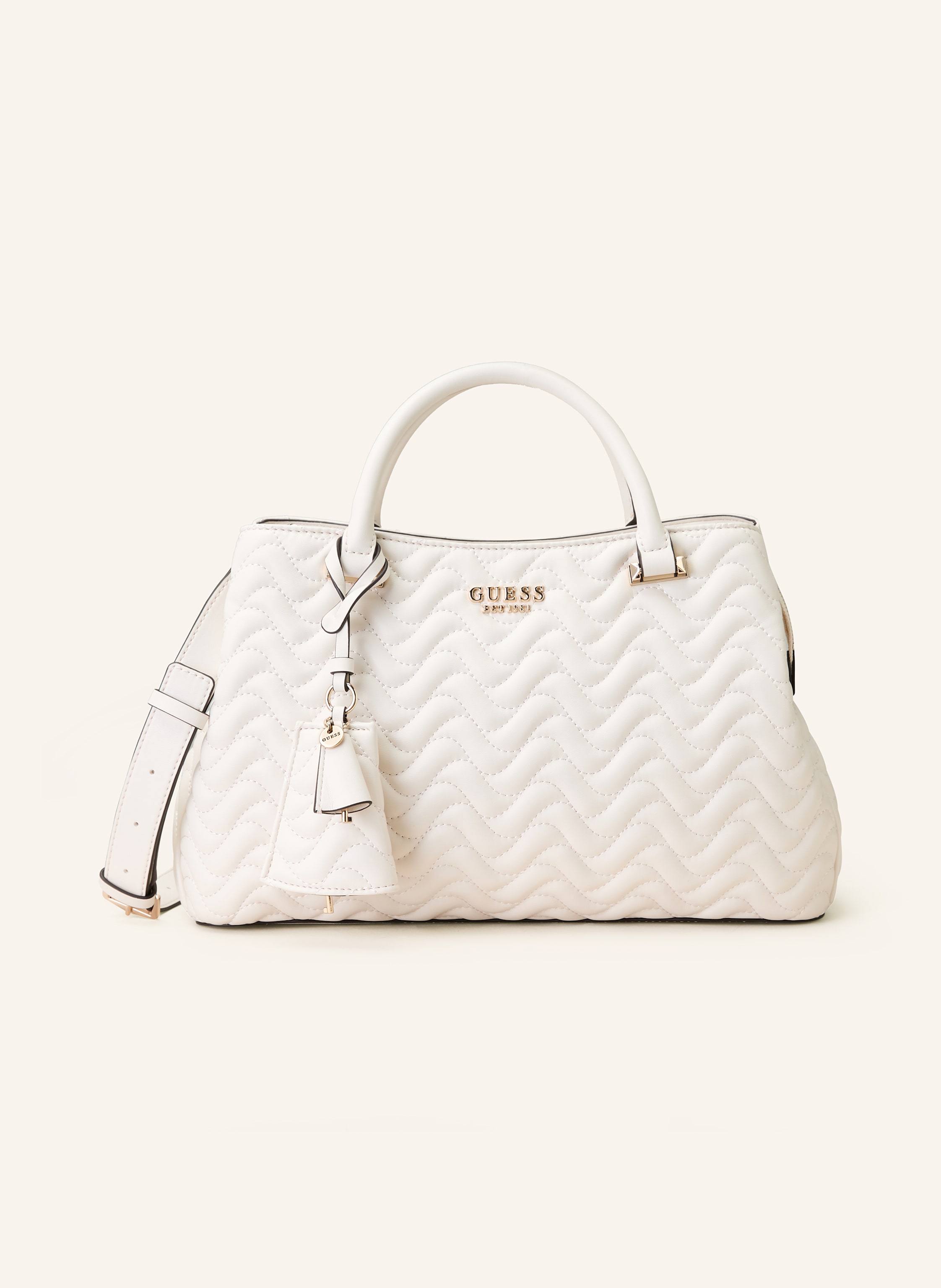 GUESS Handtasche MELISANDRA LARGE in ecru