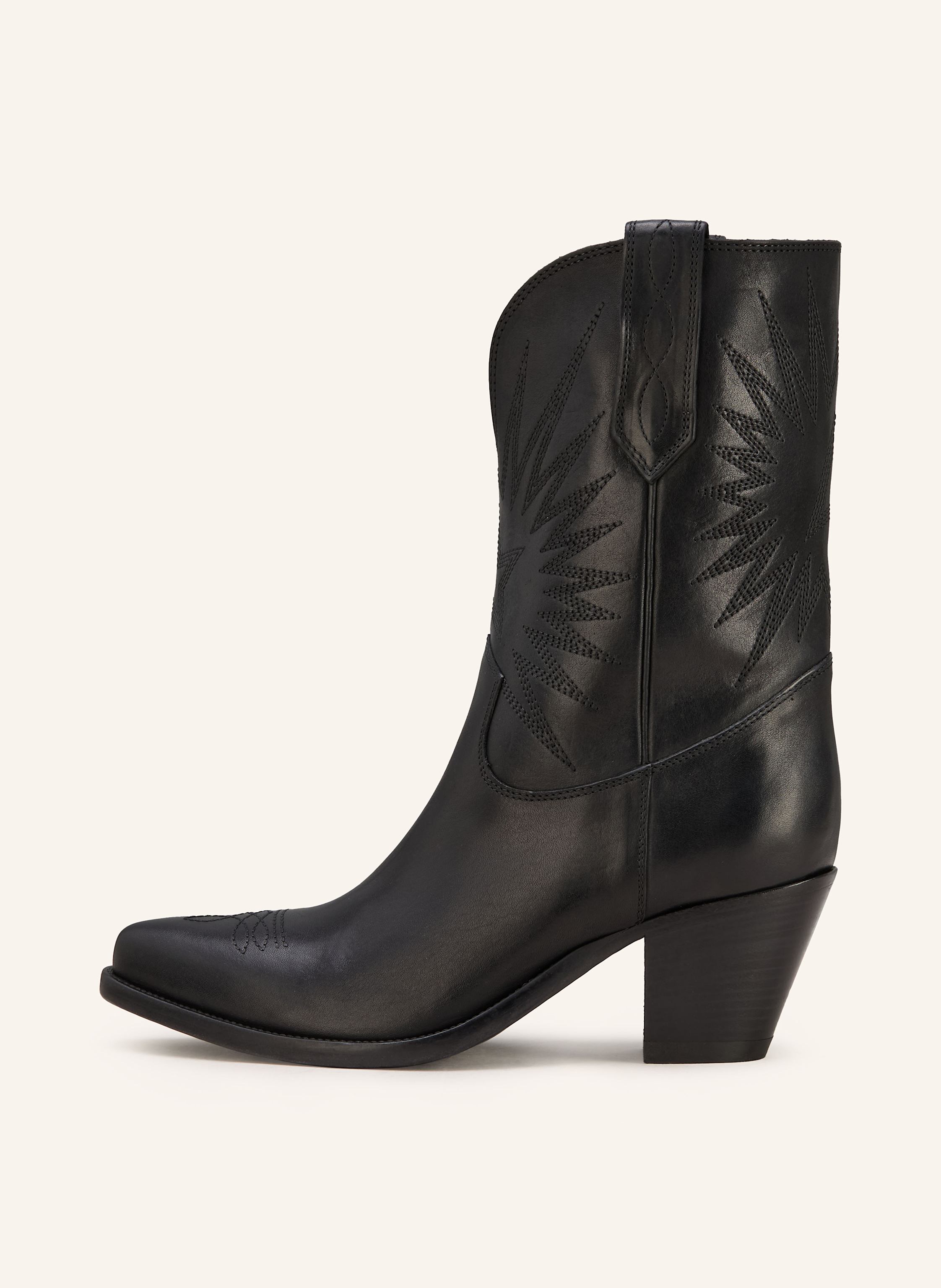 Thumbnail - Golden Goose Cowboy Boots Wish Star schwarz
