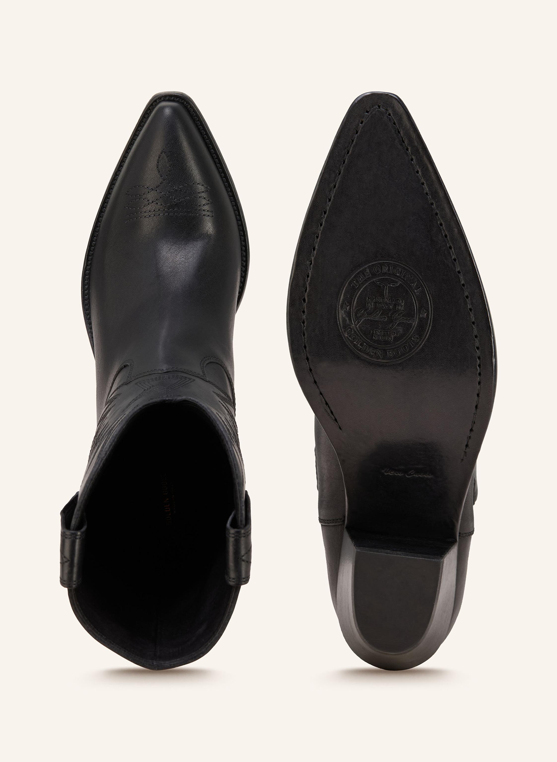 Thumbnail - Golden Goose Cowboy Boots Wish Star schwarz