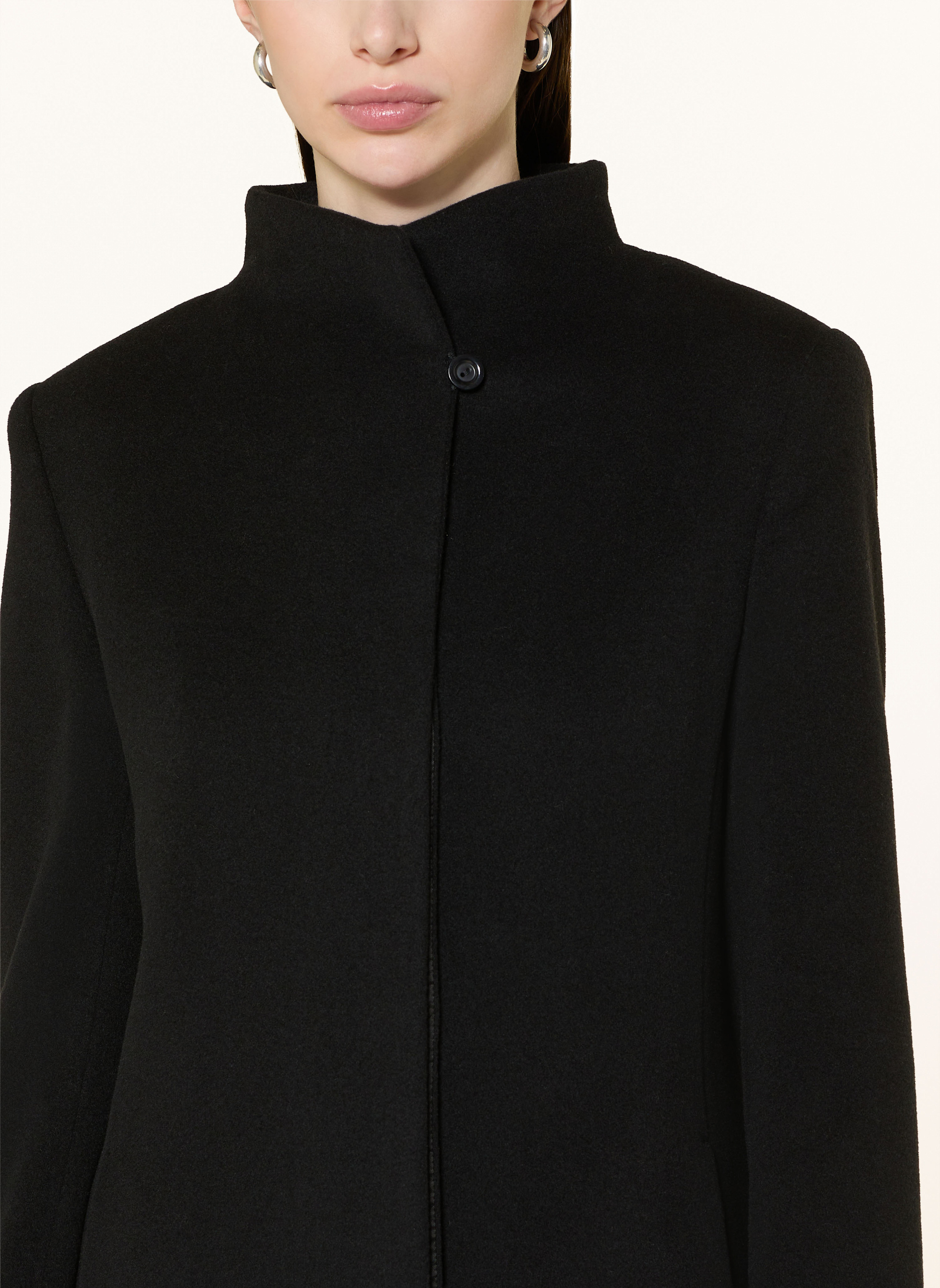 Thumbnail - Icons Cinzia Rocca Wollmantel schwarz