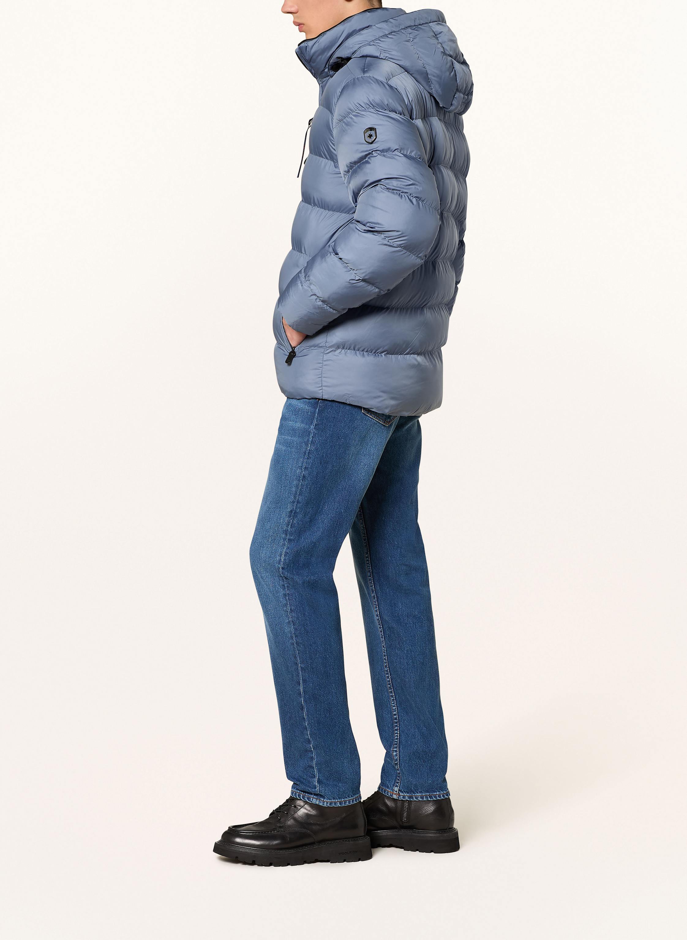 Thumbnail - Wellensteyn Steppjacke Blackbird Mit Dupont™ Sorona®-Isolierung Und Abnehmbarer Kapuze blau