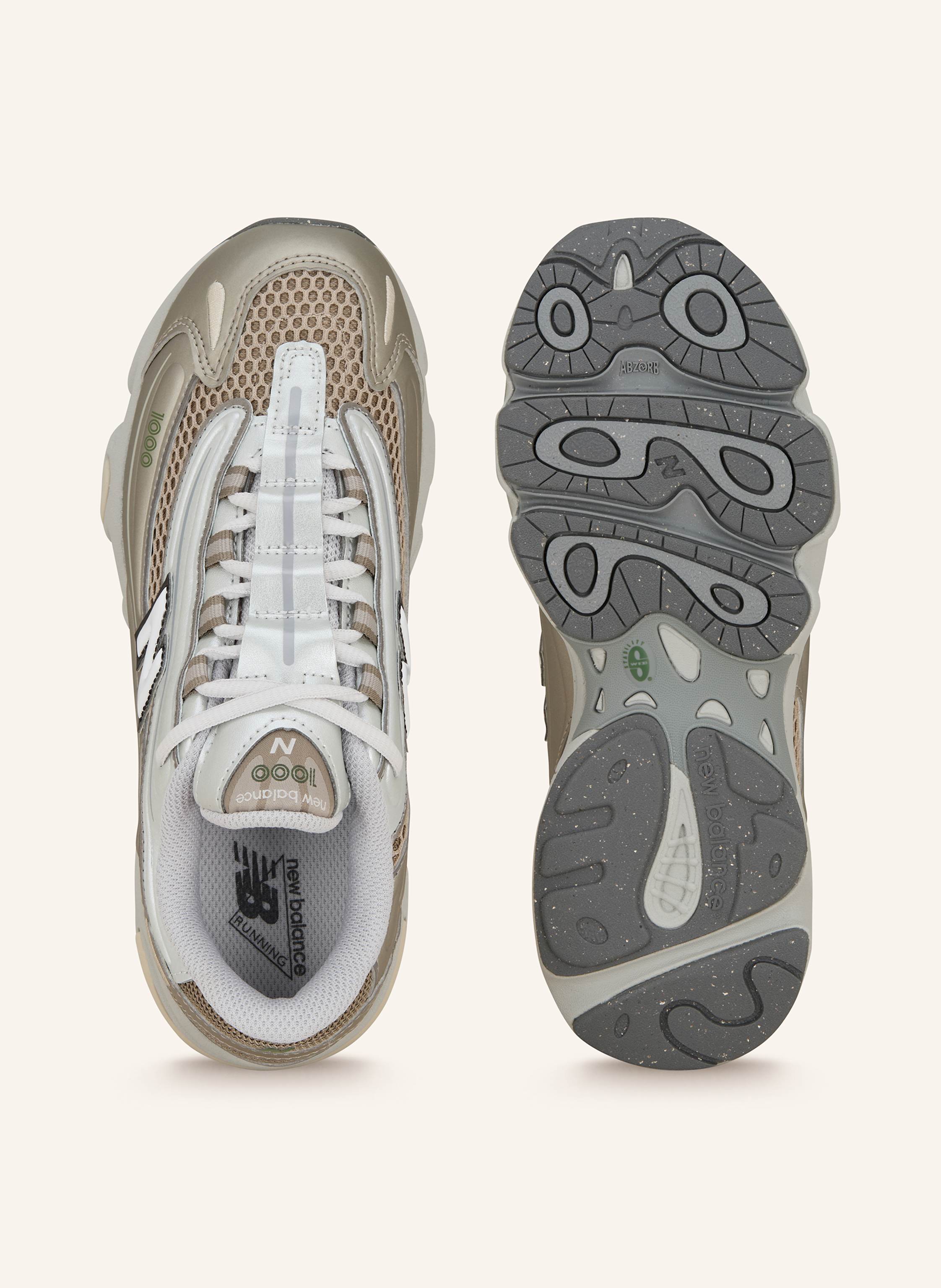 Thumbnail - New Balance Sneaker 1000 grau