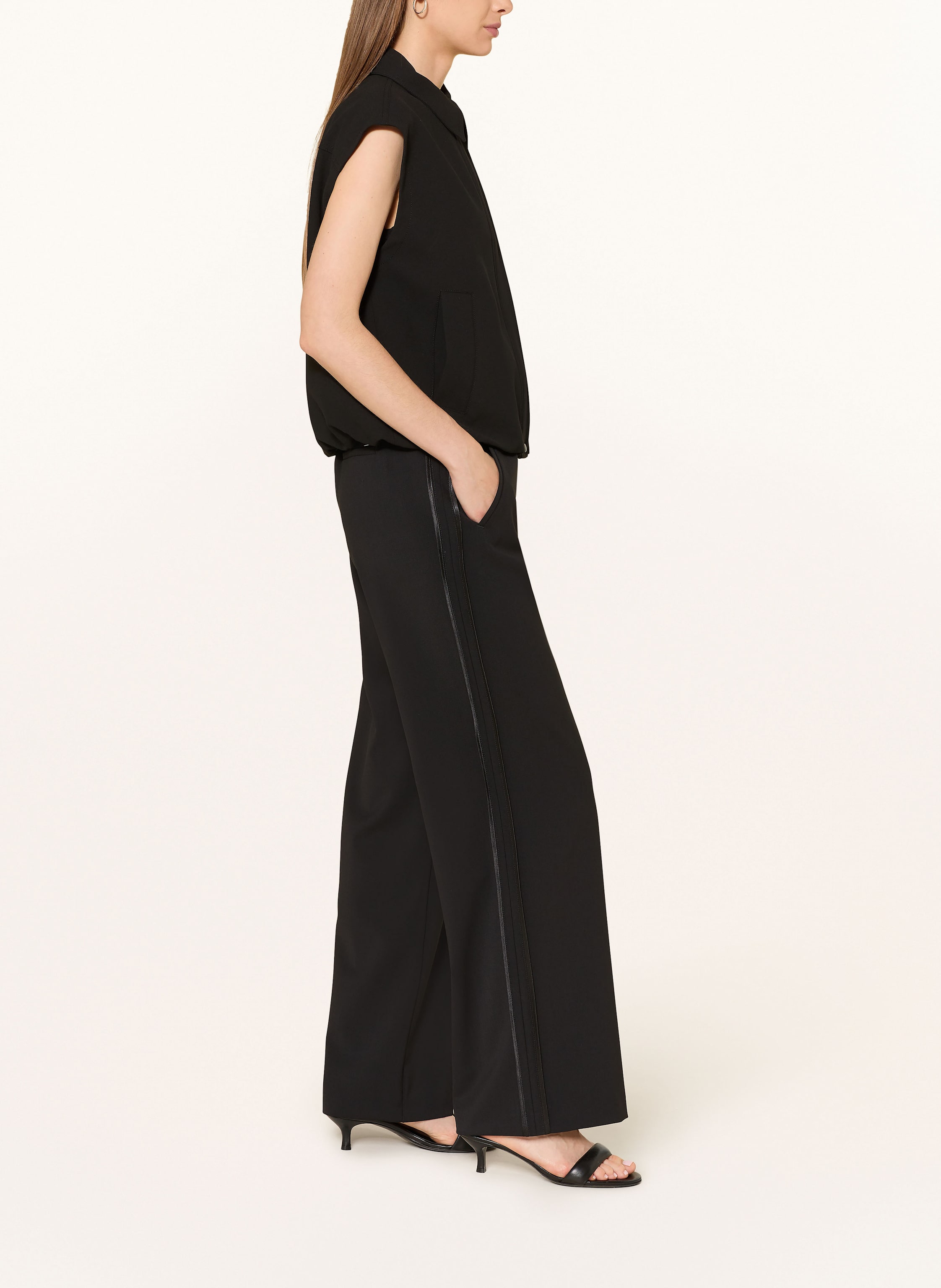 Thumbnail - Brax Hose Maine Im Jogging-Stil schwarz