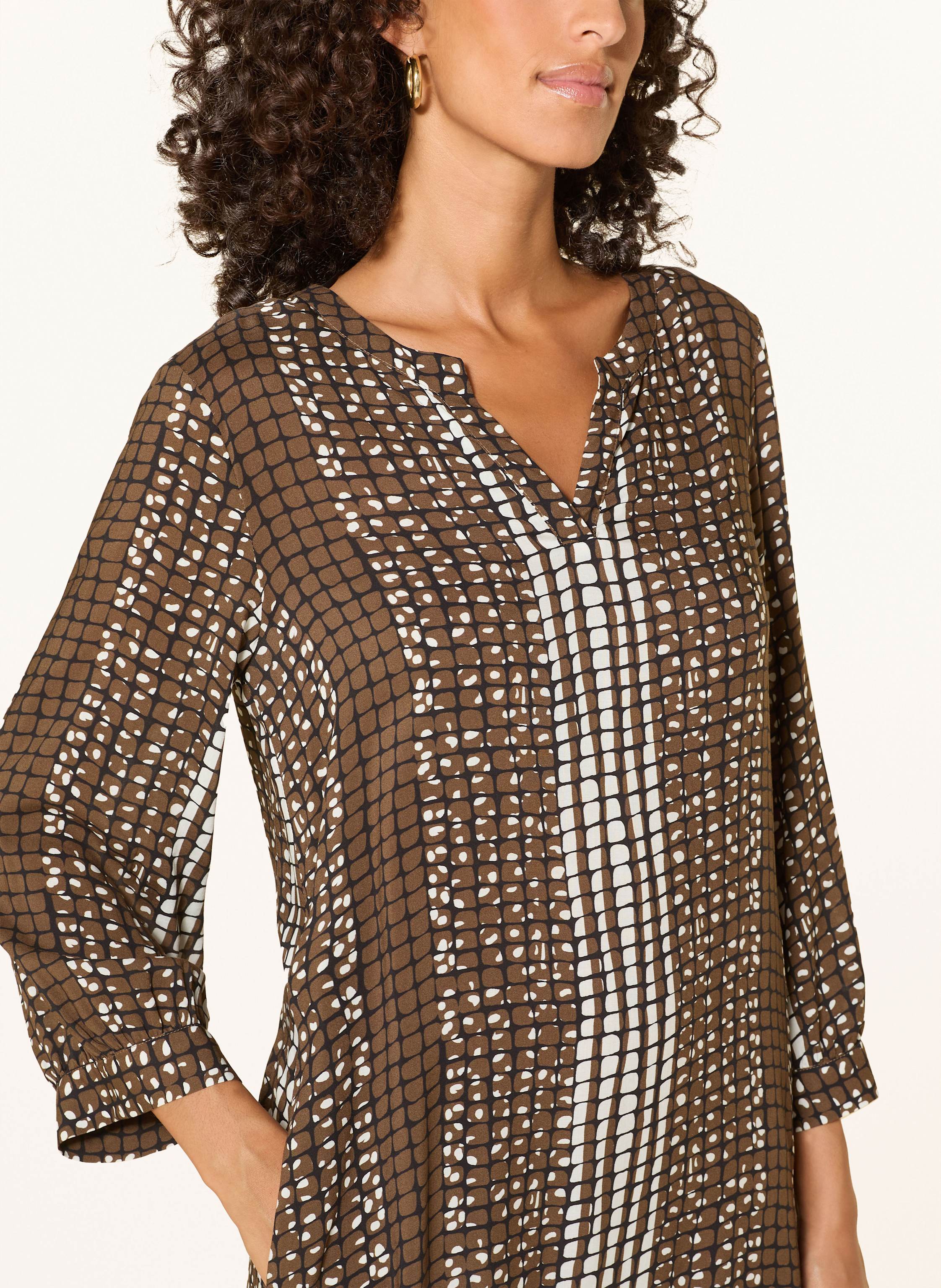 Thumbnail - Cinque Kleid Cidale Mit 3/4-Arm braun