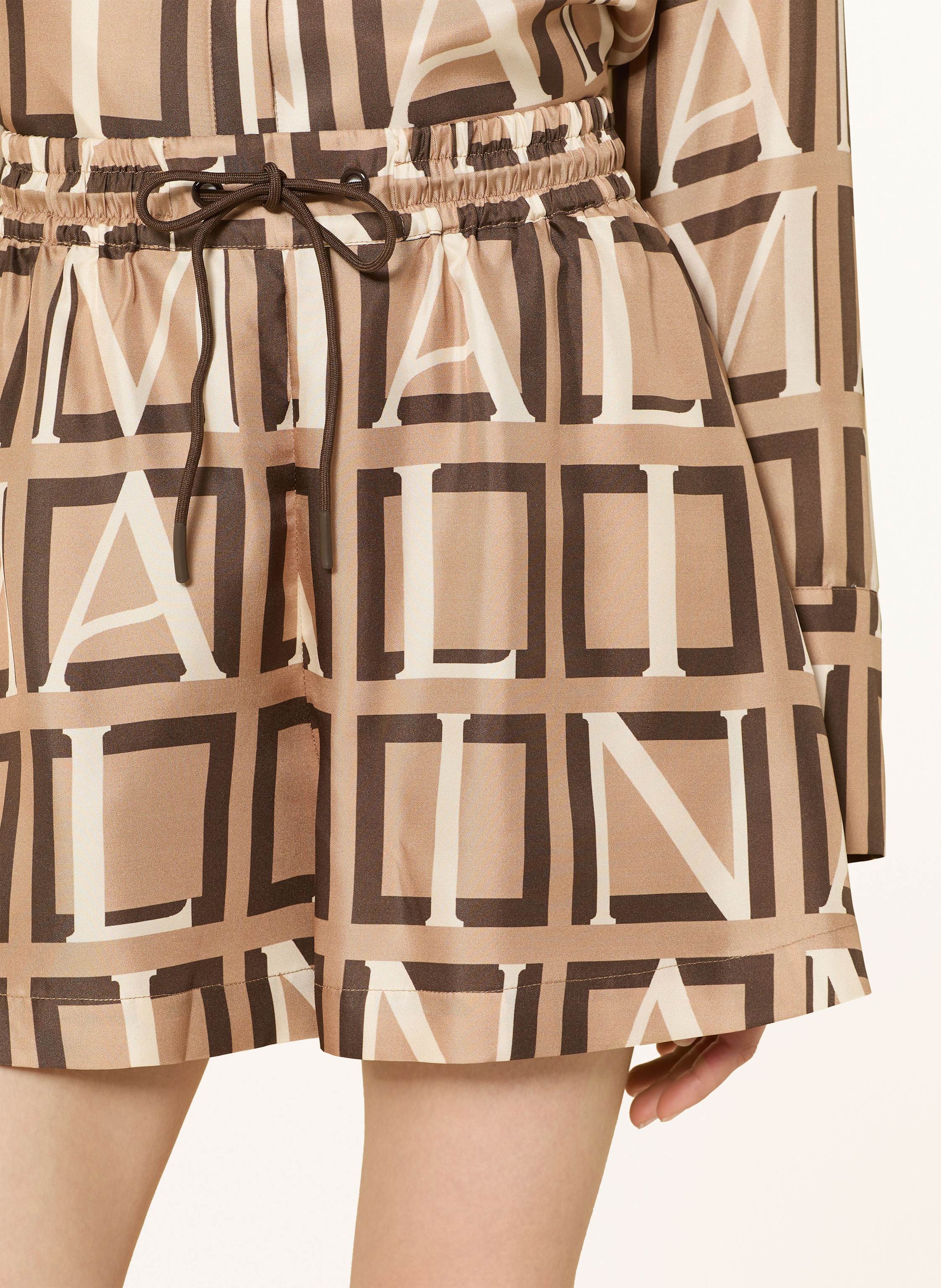 Thumbnail - Malina Seidenshorts Iris beige