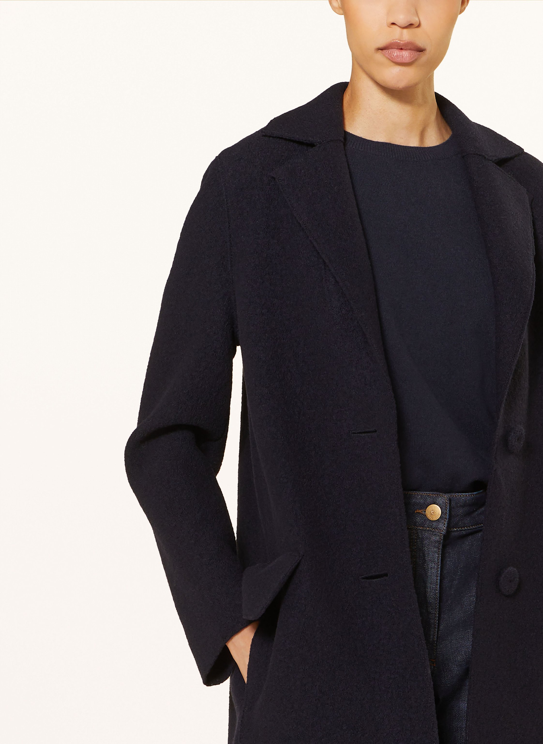 Thumbnail - Luisa Cerano Wollmantel blau