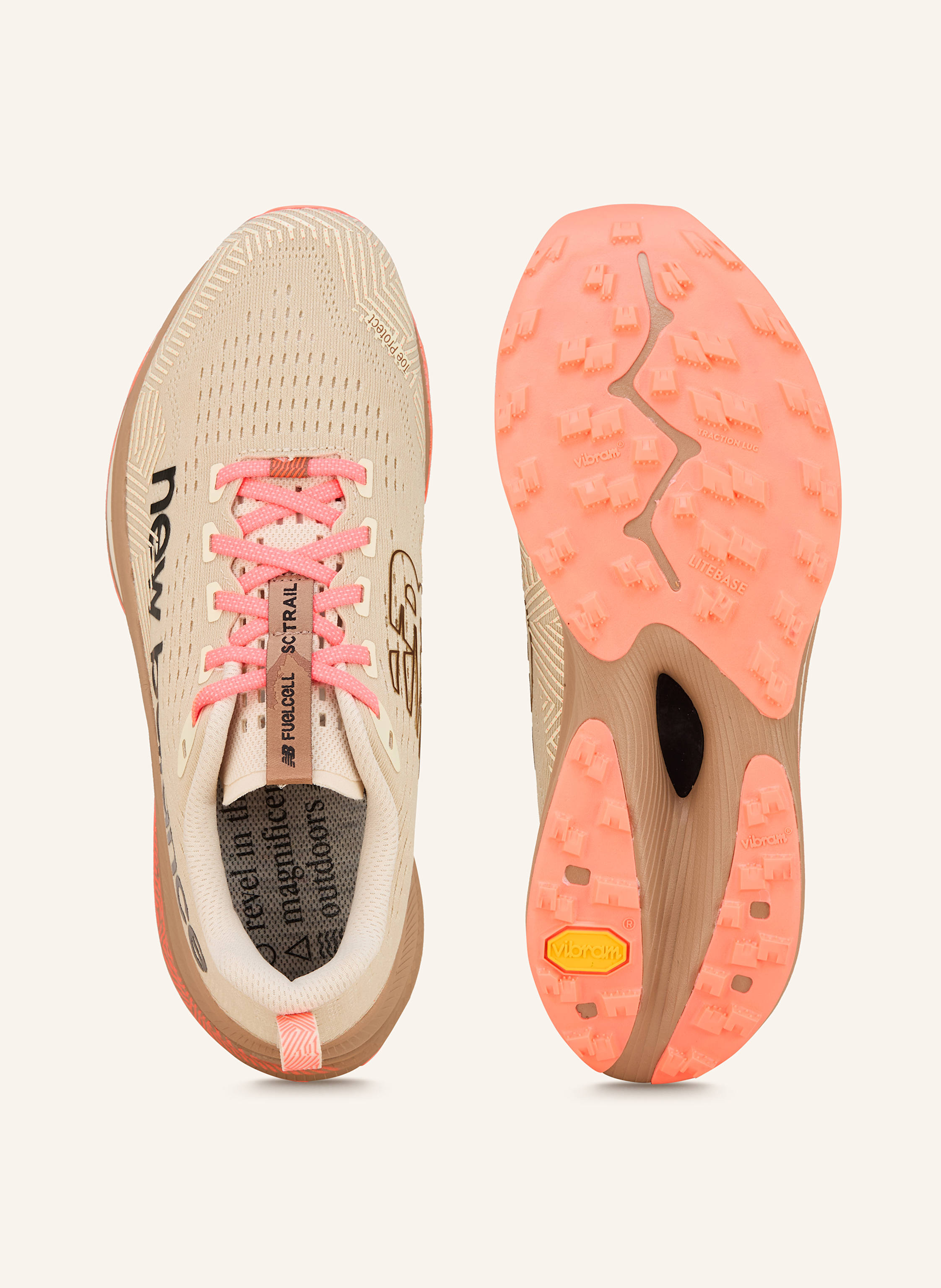 Thumbnail - New Balance Trailrunning-Schuhe Fuelcell Supercomp beige