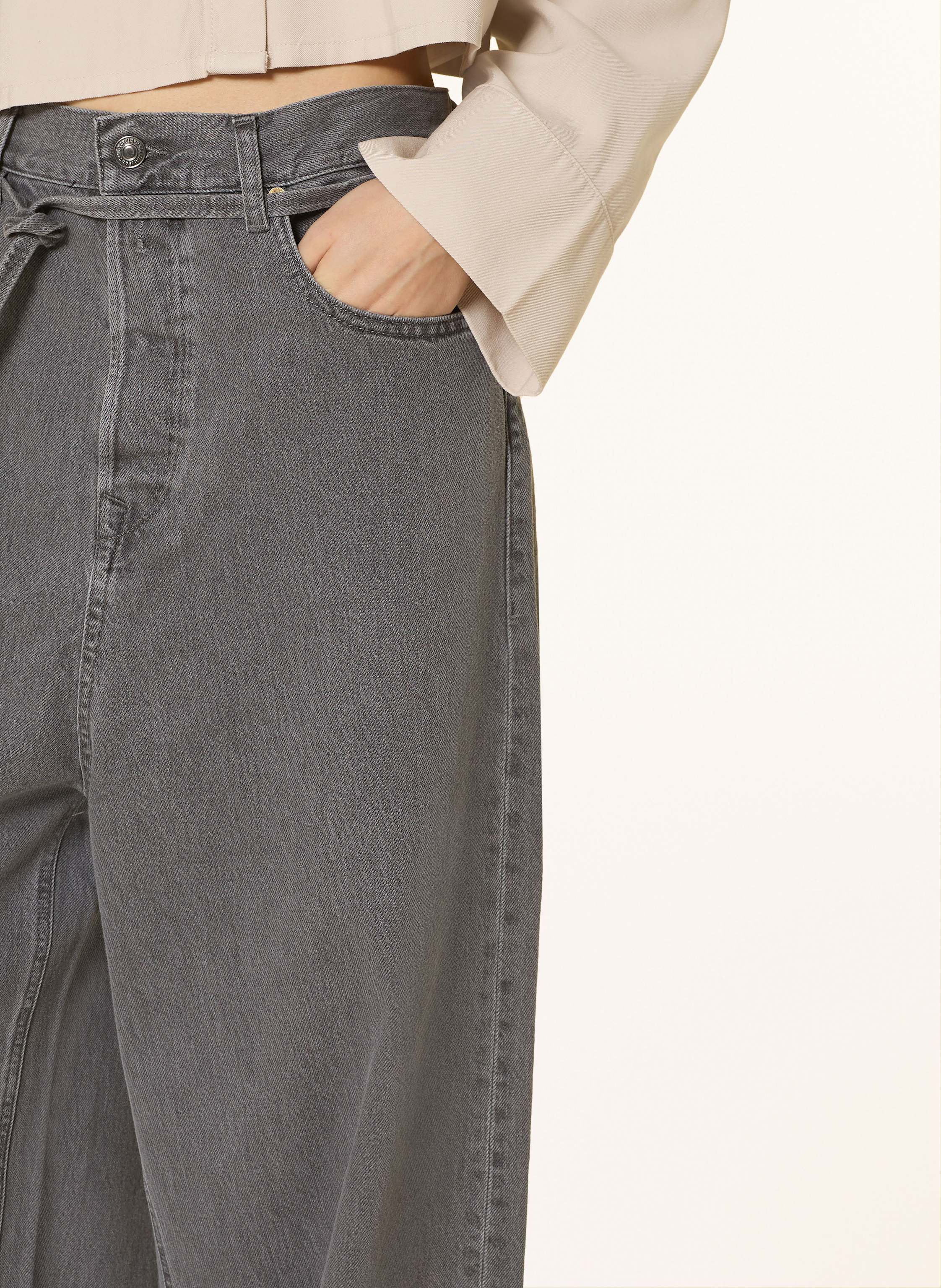 Thumbnail - Replay Wide Leg Jeans Margott grau
