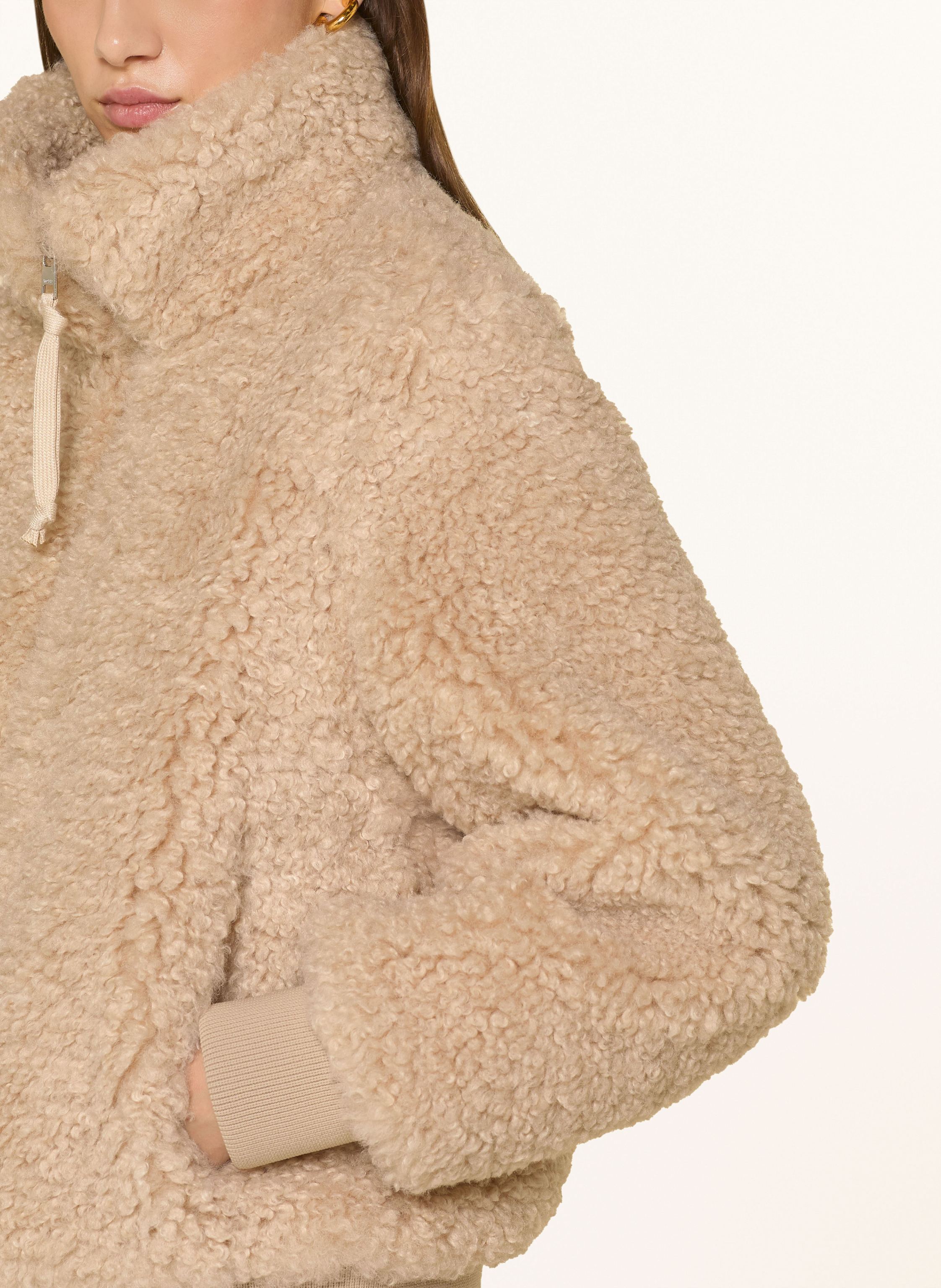 Thumbnail - Marc O'polo Denim Teddyfell-Jacke beige