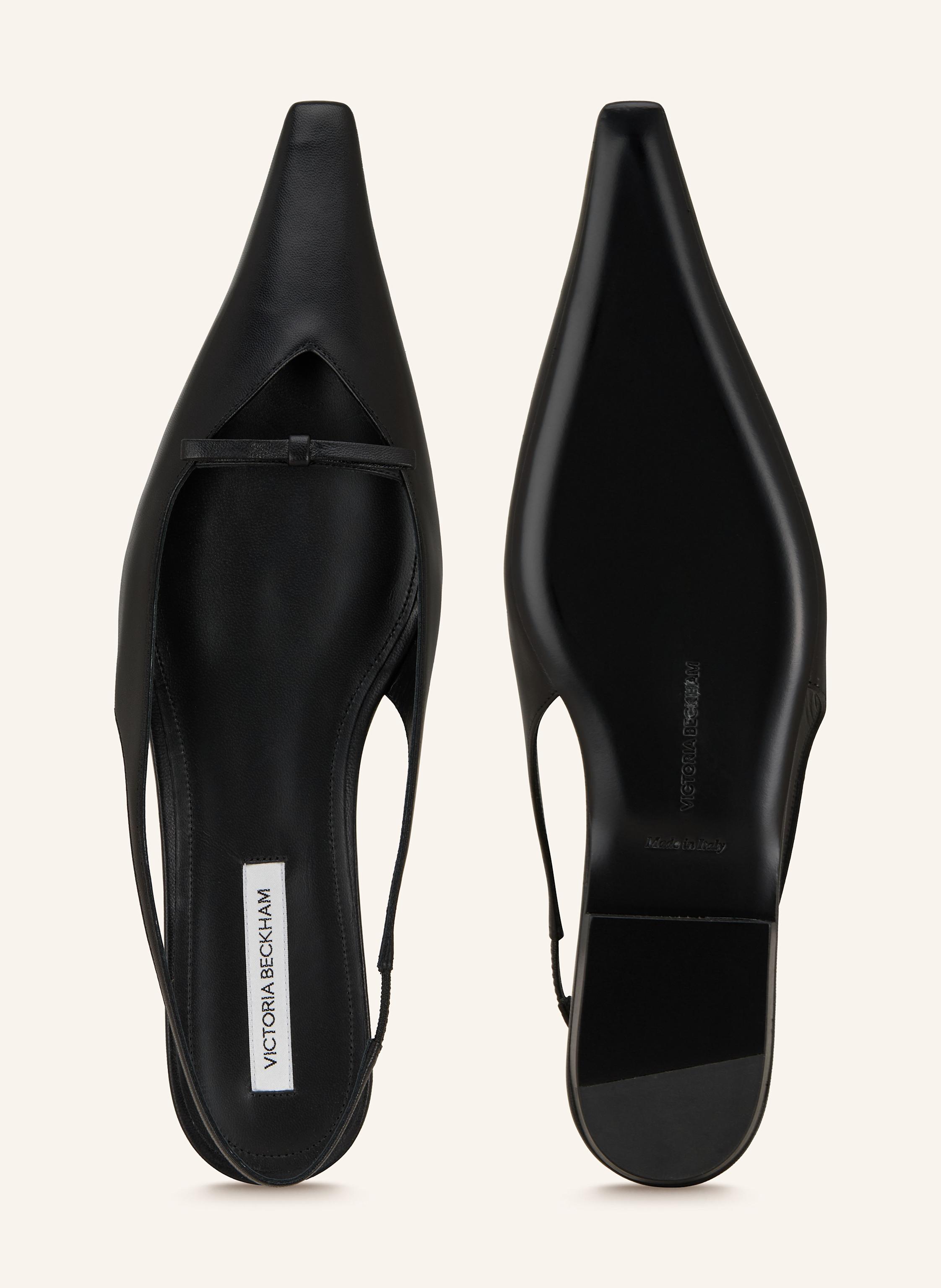 Thumbnail - Victoria Beckham Slingballerinas schwarz