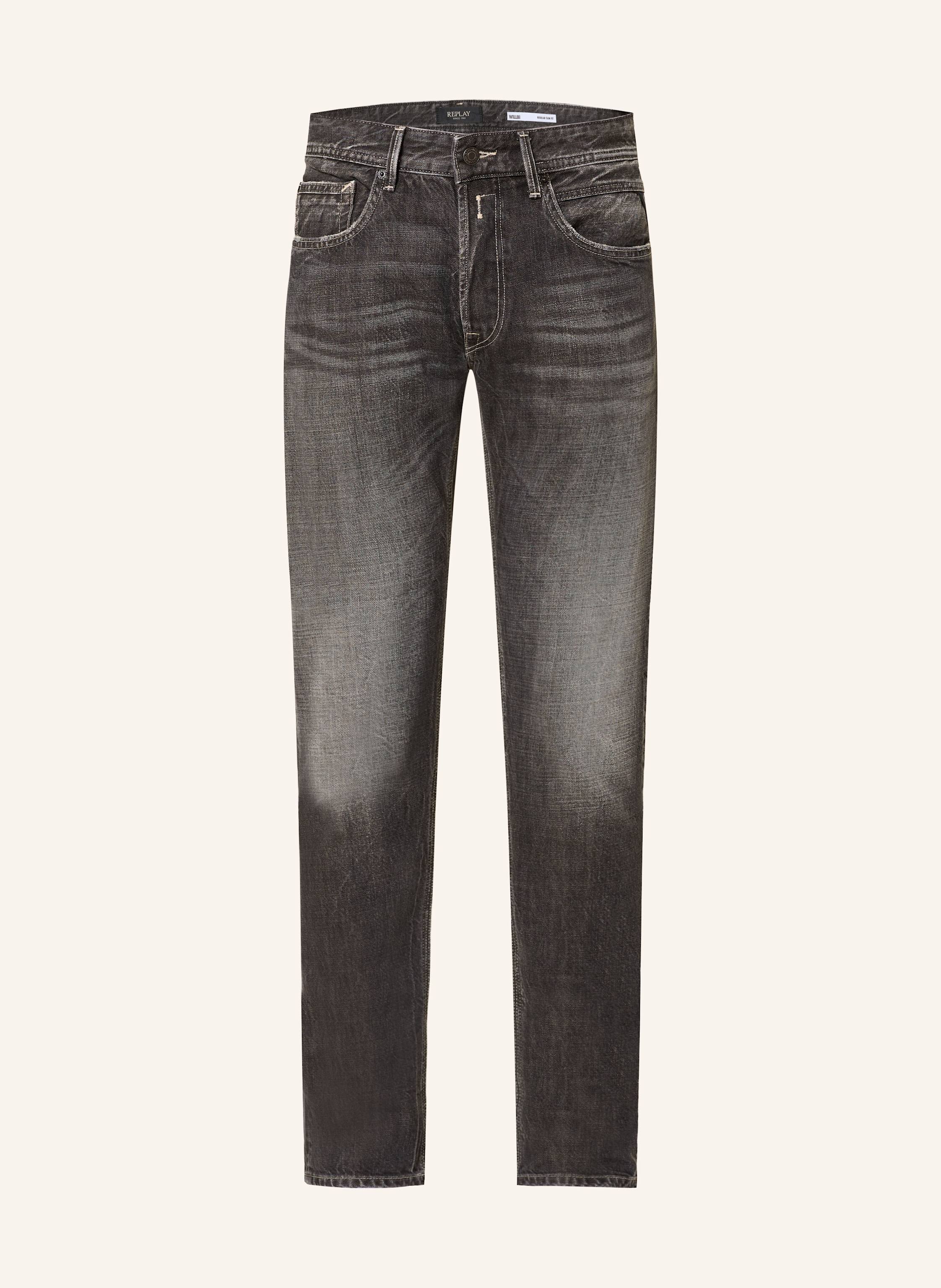 Replay Jeans Willbi Regular Slim Fit grau